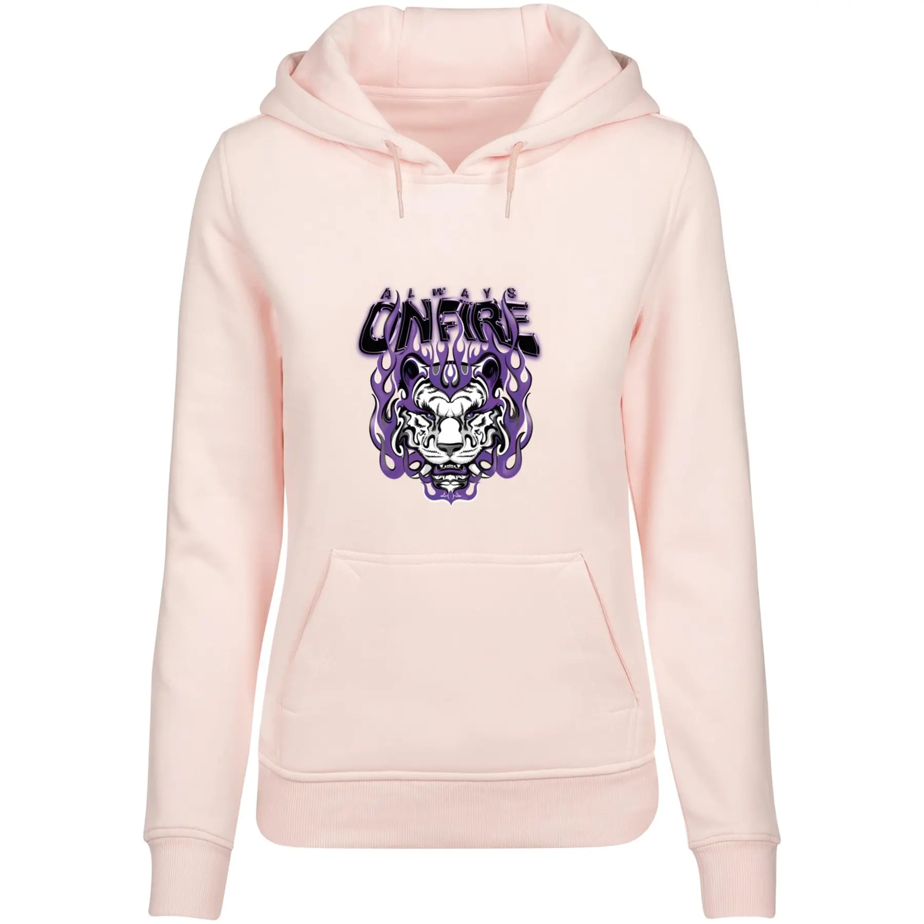 Hoodie Damen Miss Tee Always On Fire