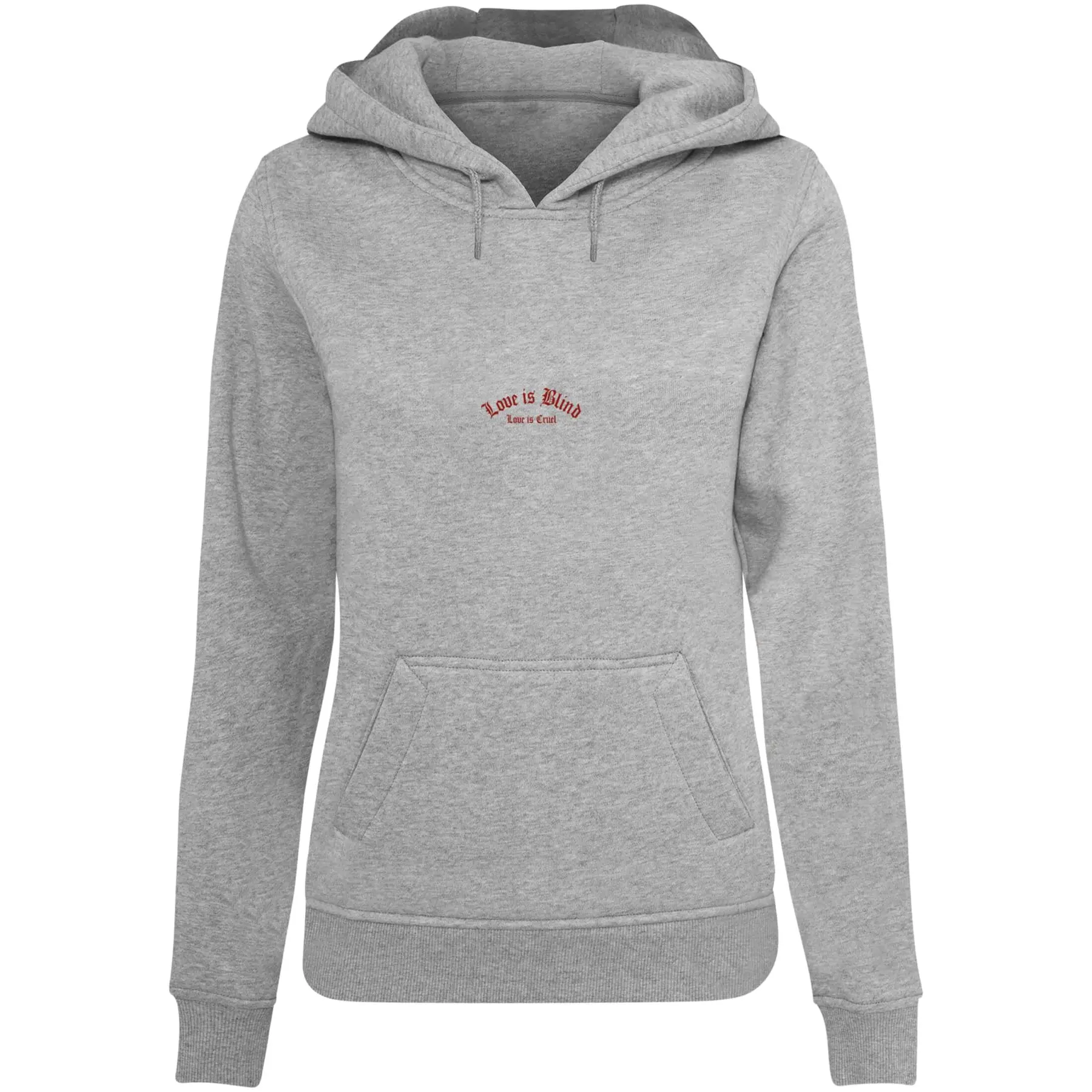 Hoodie Damen Miss Tee Love Is Blind Love Is Cruel