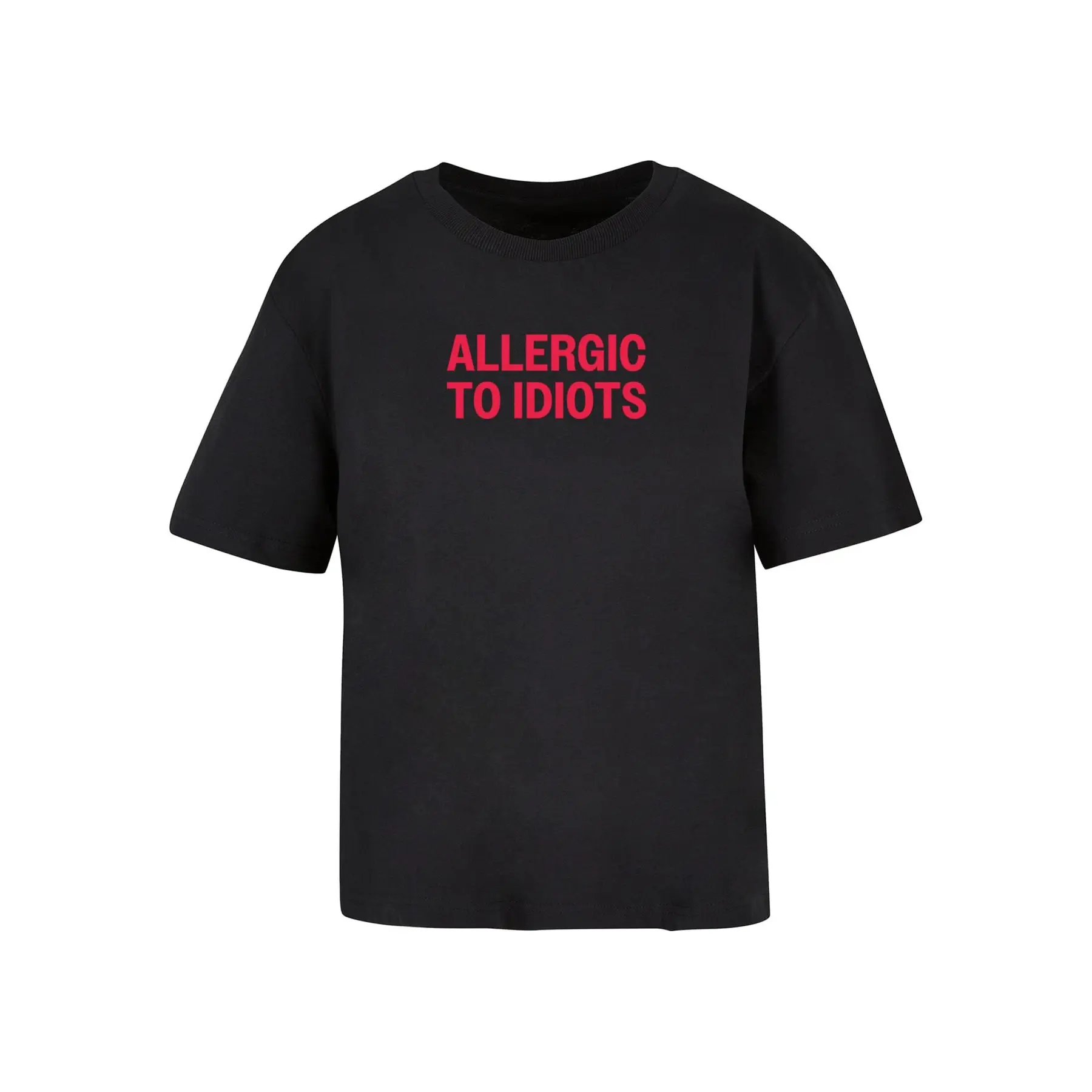 T-Shirt Miss Tee Allergic To Idiots