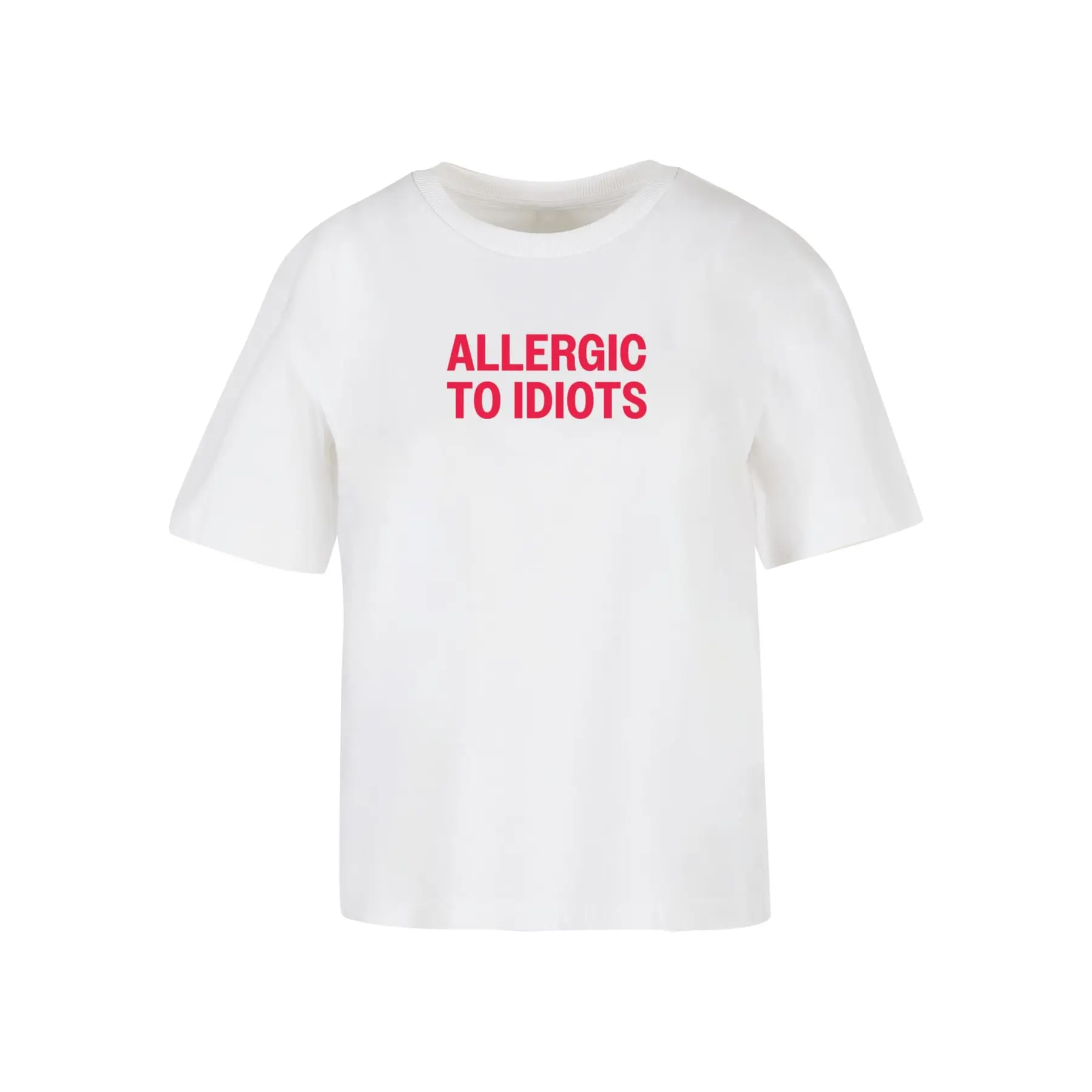 T-Shirt Miss Tee Allergic To Idiots