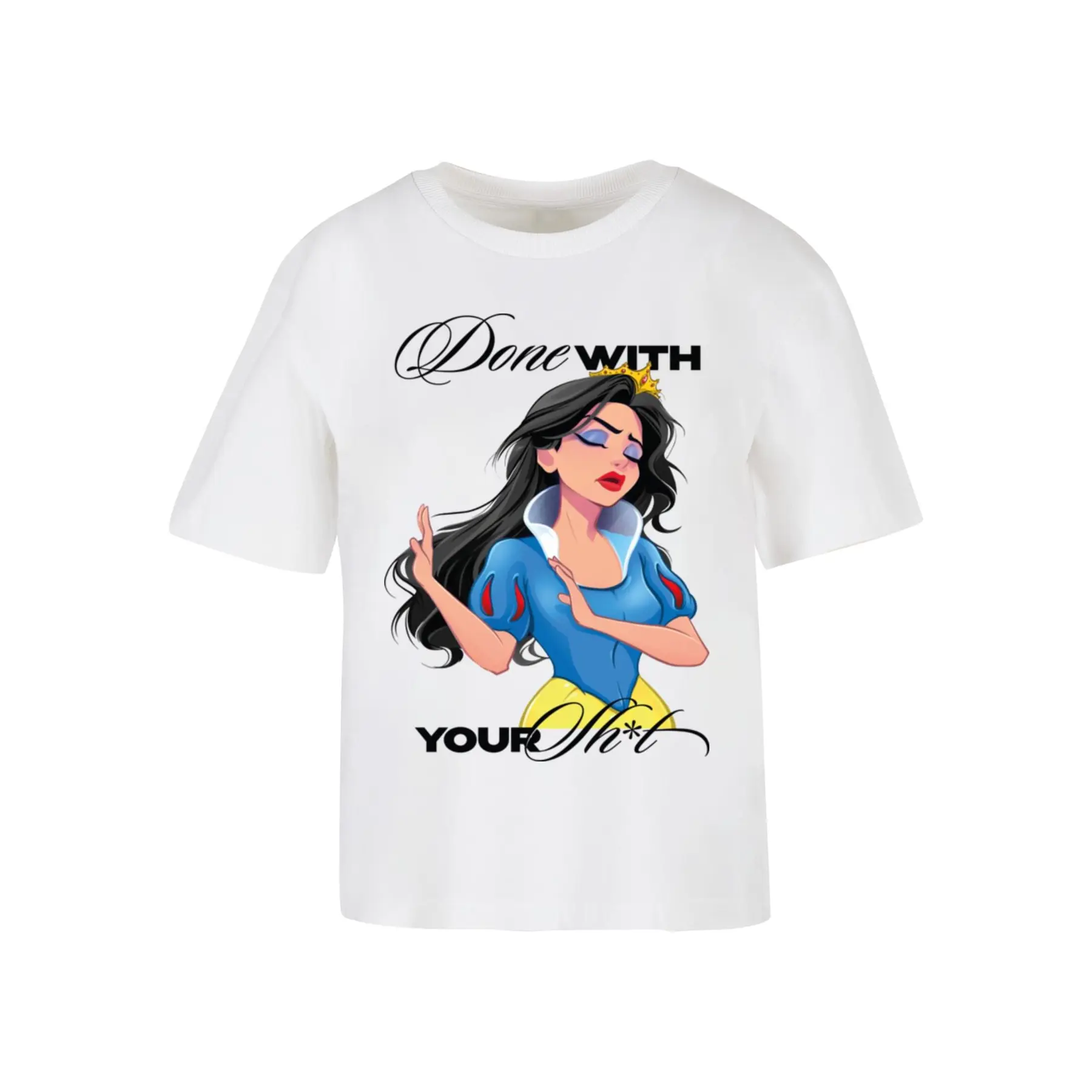 T-Shirt Miss Tee Done With Your Sh*it