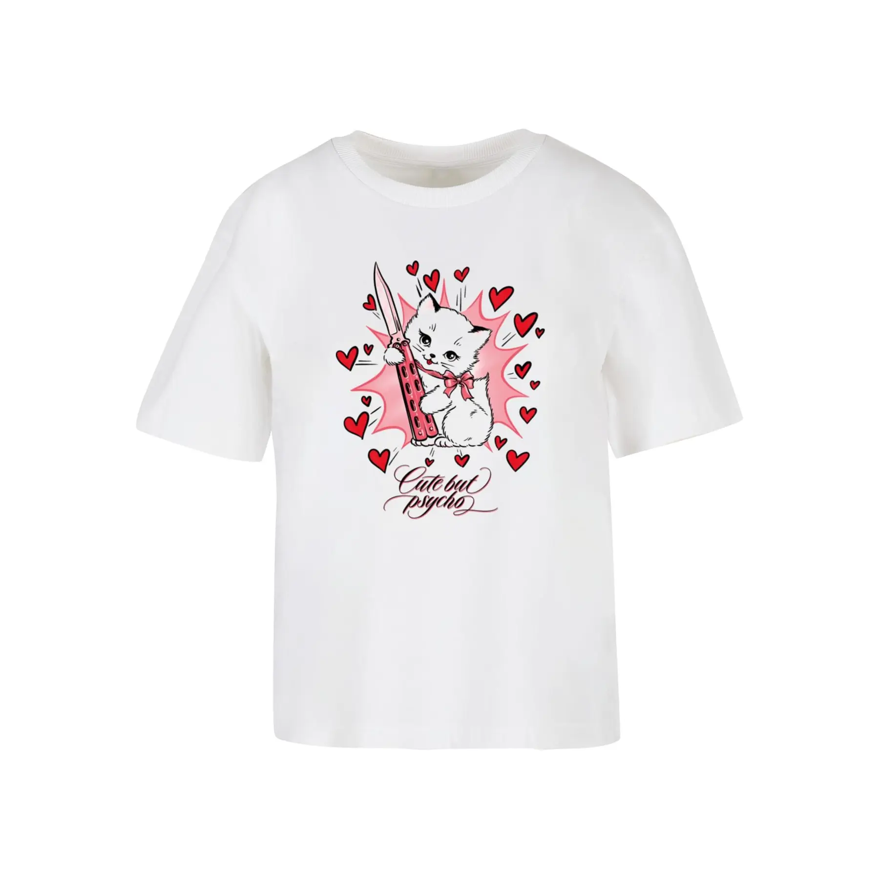 T-Shirt Miss Tee Psycho Kitty