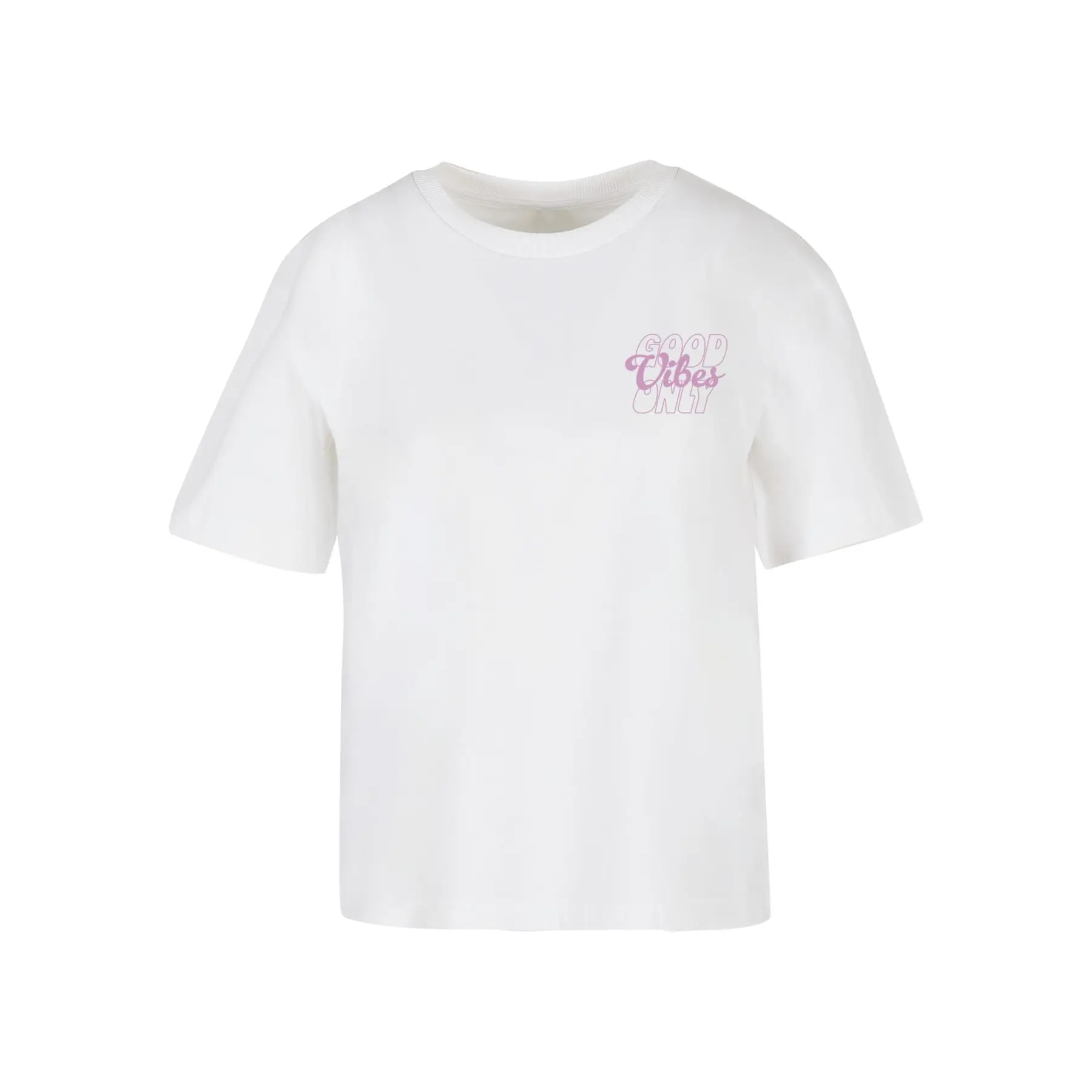 T-shirt da donna Miss Tee Good Vibes Wording