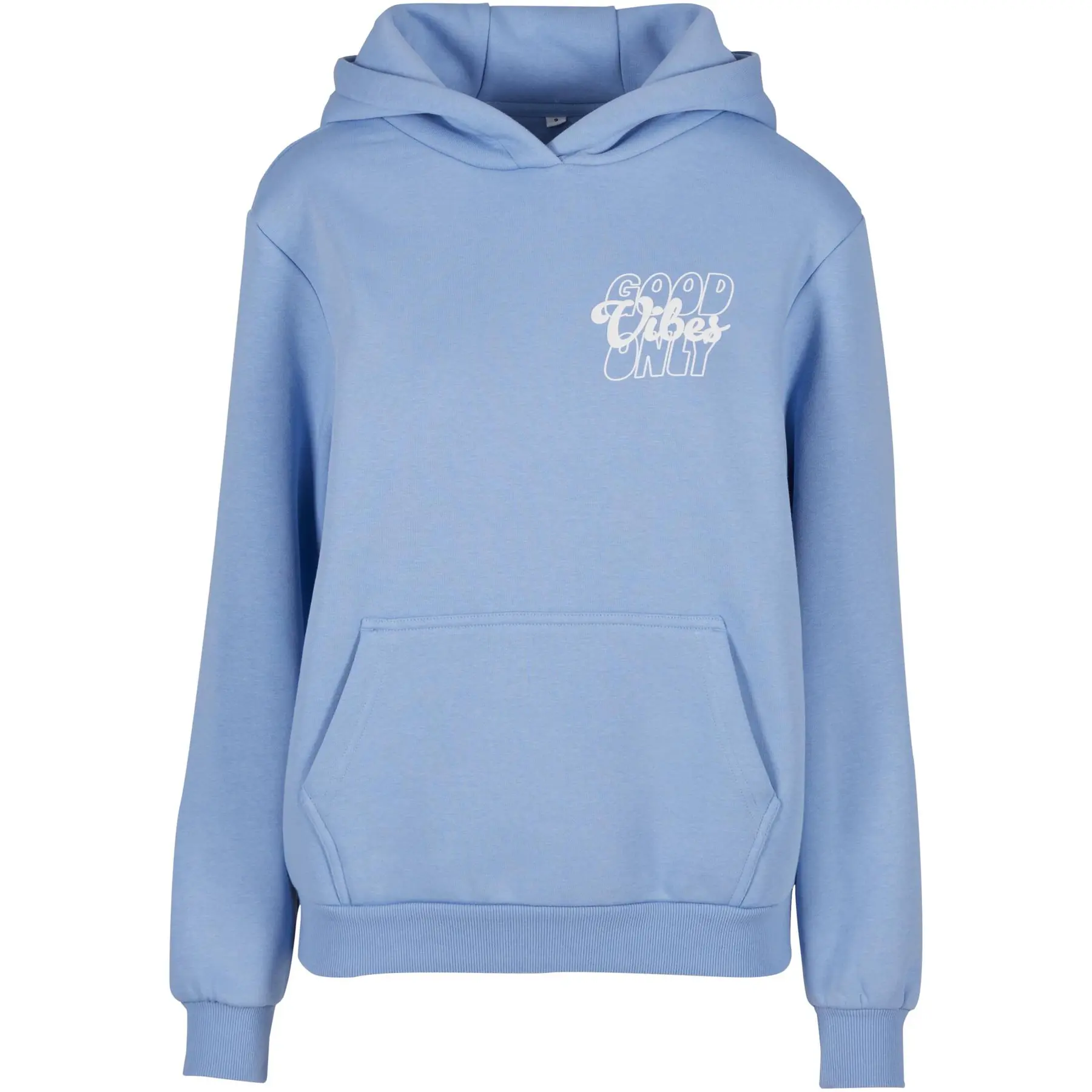 Women's printed hoodie Miss Tee Good Vibes Puff