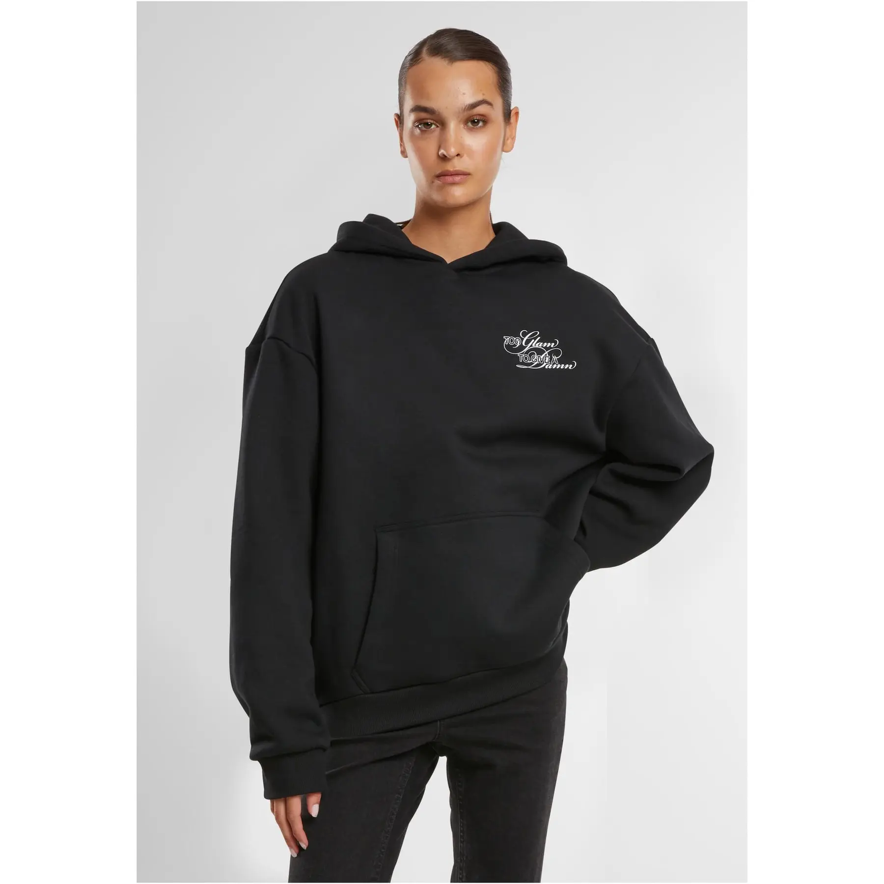 Hoodie Damen Miss Tee Give A Damn