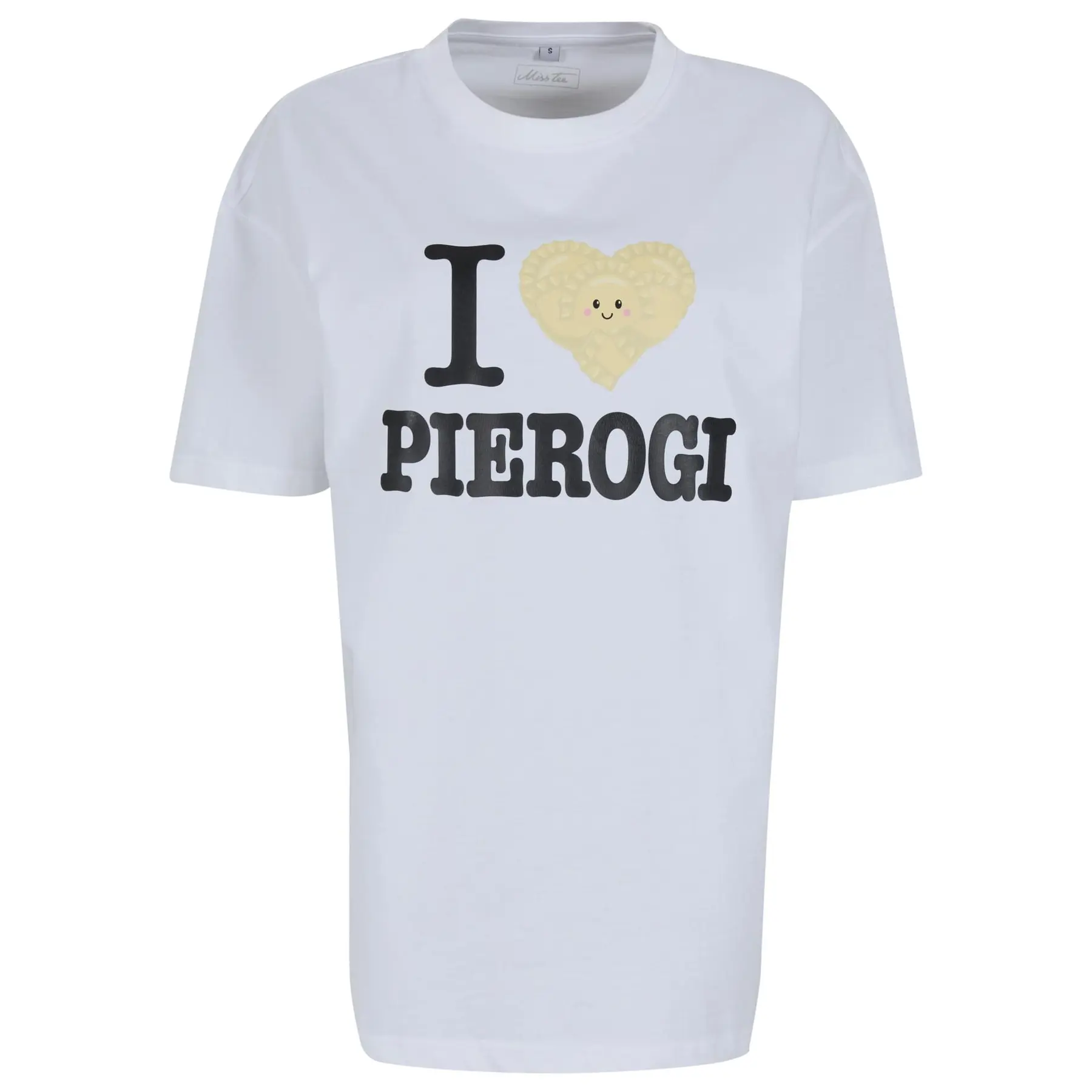 Oversized T-Shirt Miss Tee I Love Pierogi