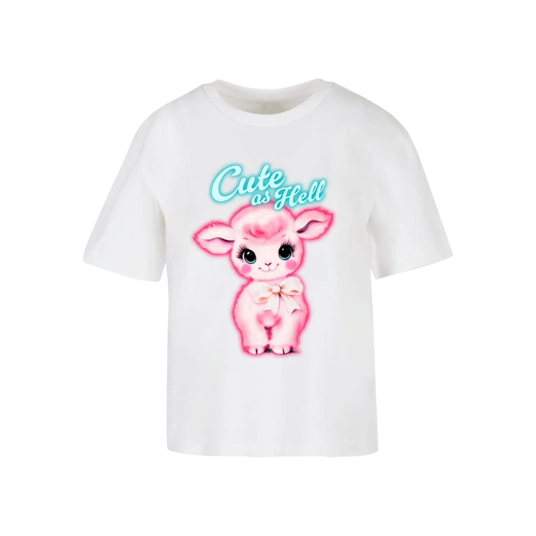 T-Shirt Miss Tee Cute As Hell
