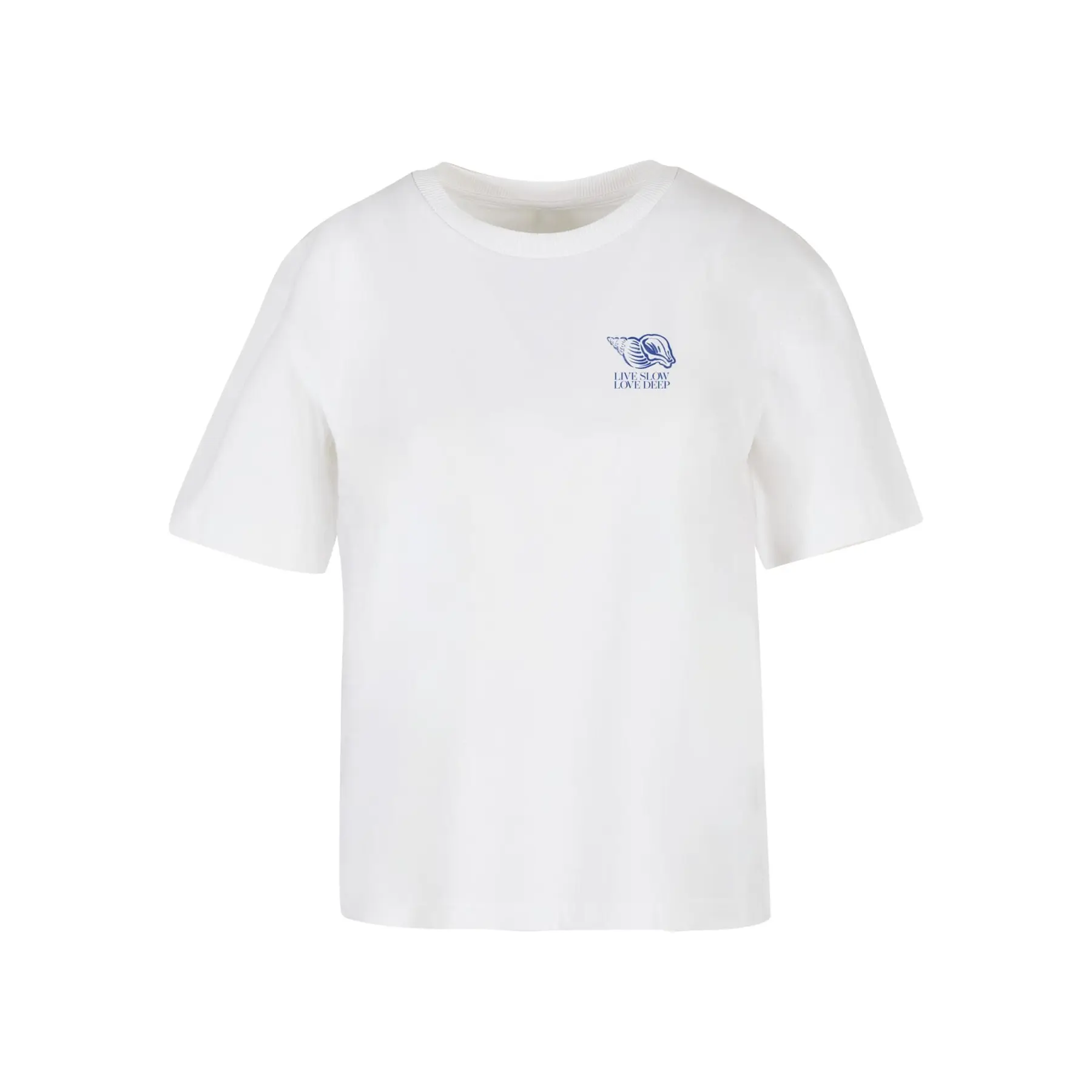 T-Shirt Miss Tee Live Slow Seashells