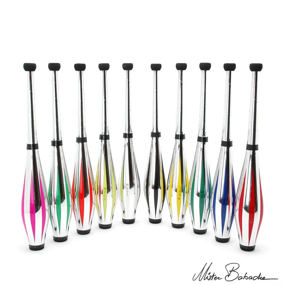 Bacchetta per giocoleria ritmica Mister Babache Flip Stripe