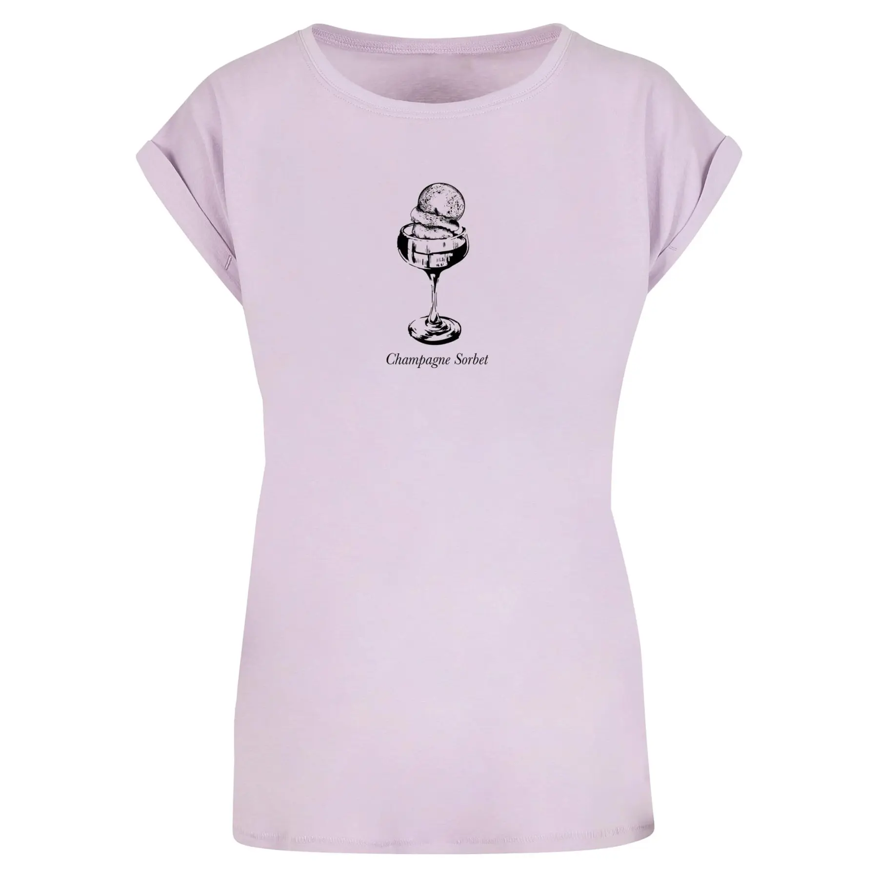 Damen T-Shirt Mister Tee Champagne