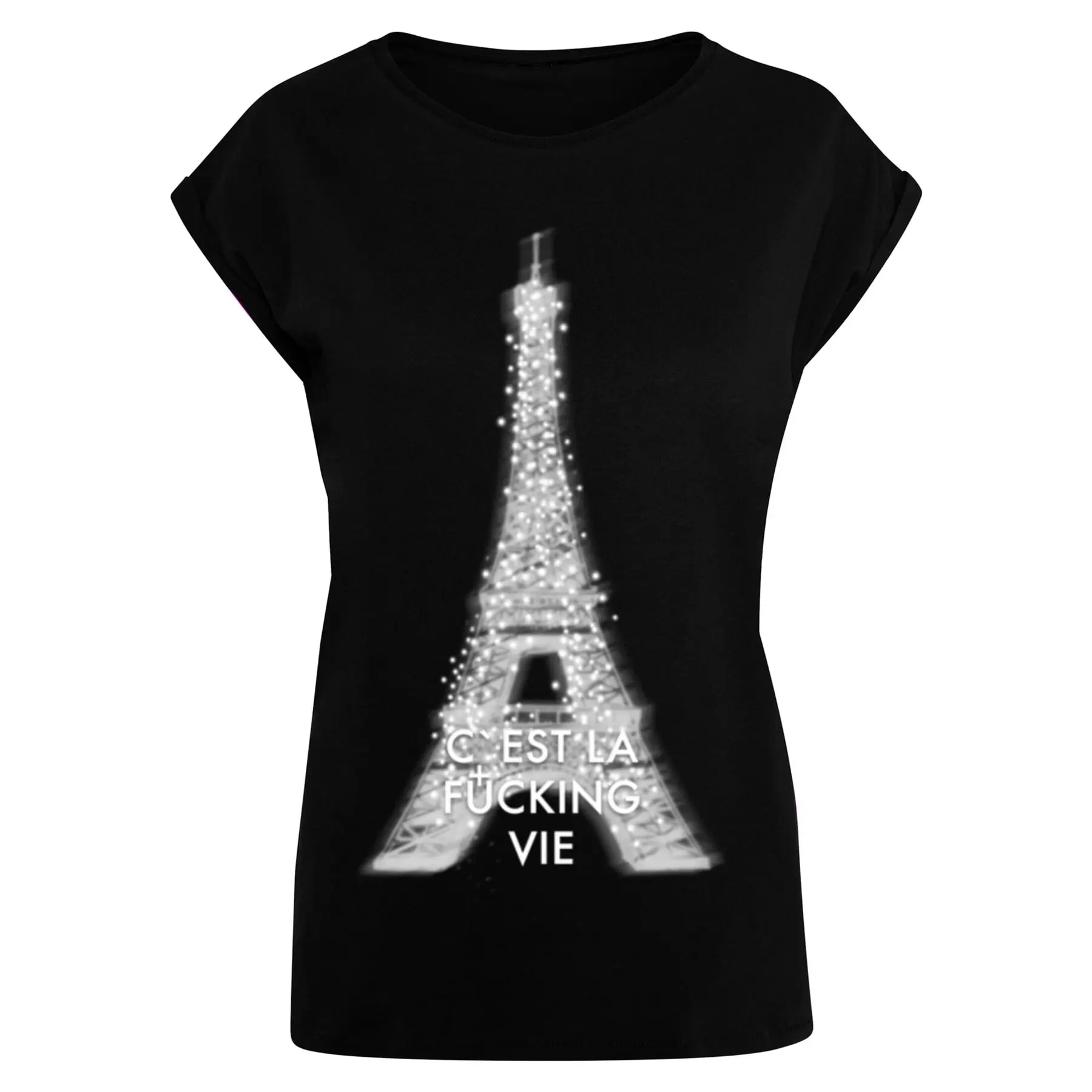 Damen T-Shirt Mister Tee Paris