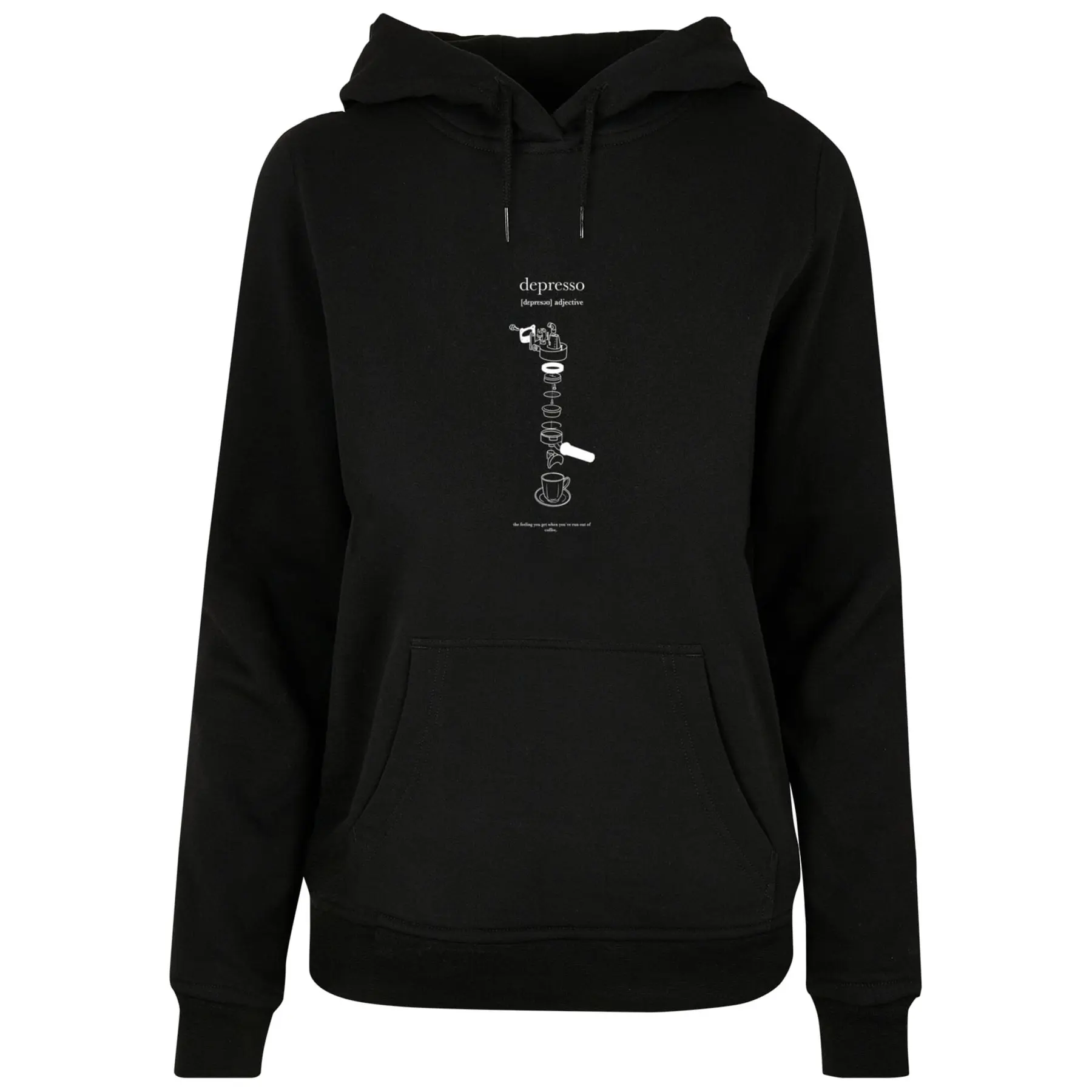 Hoodie Damen Mister Tee Depresso