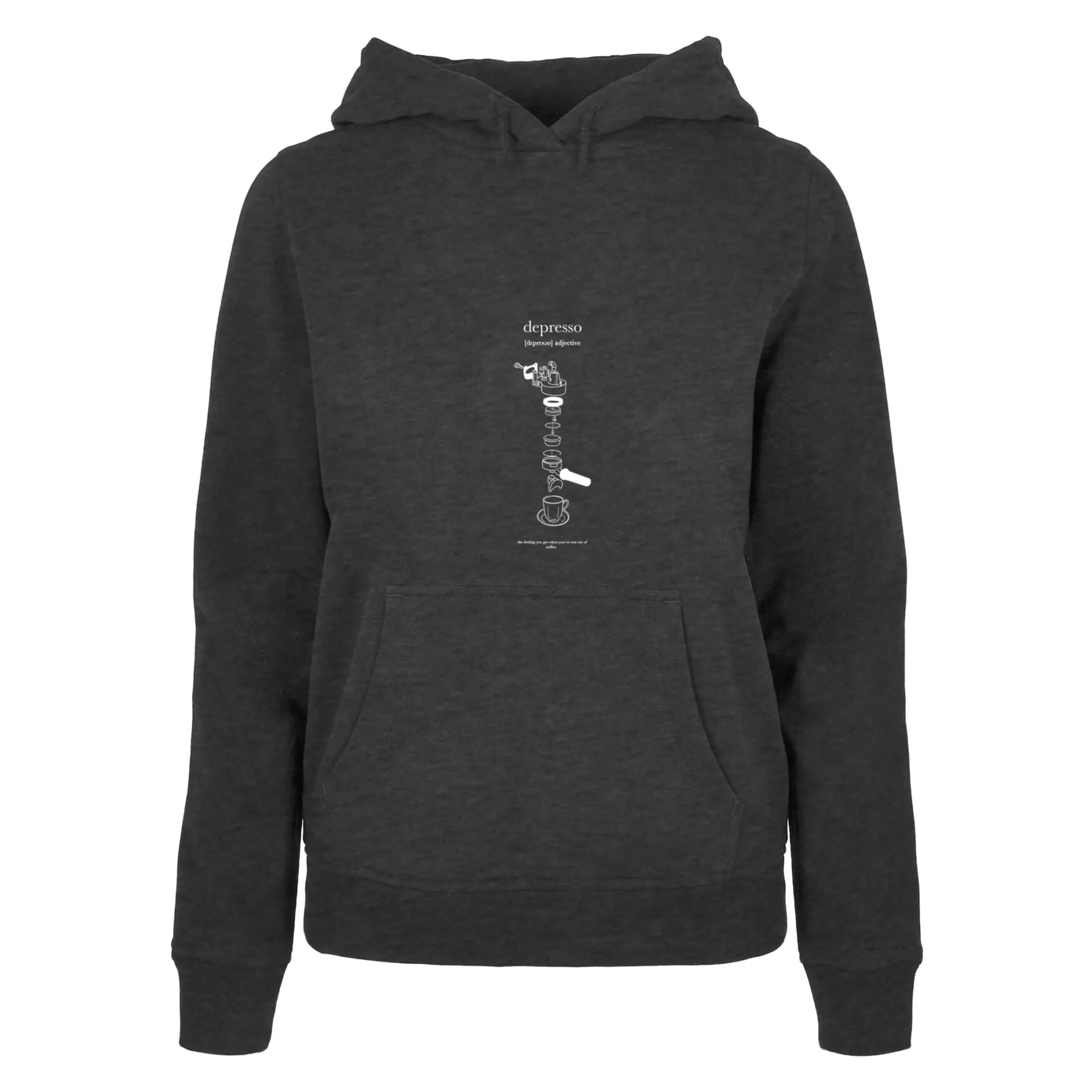 Hoodie Damen Mister Tee Depresso Basic