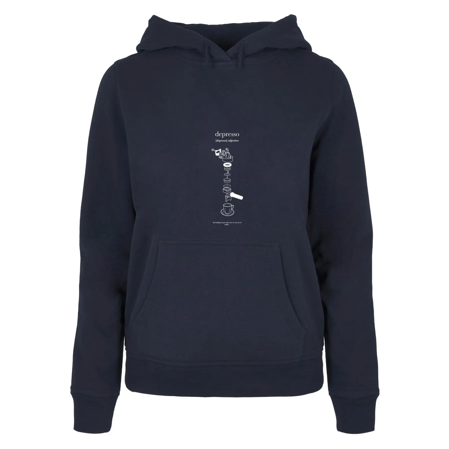 Felpa con cappuccio da donna Mister Tee Depresso