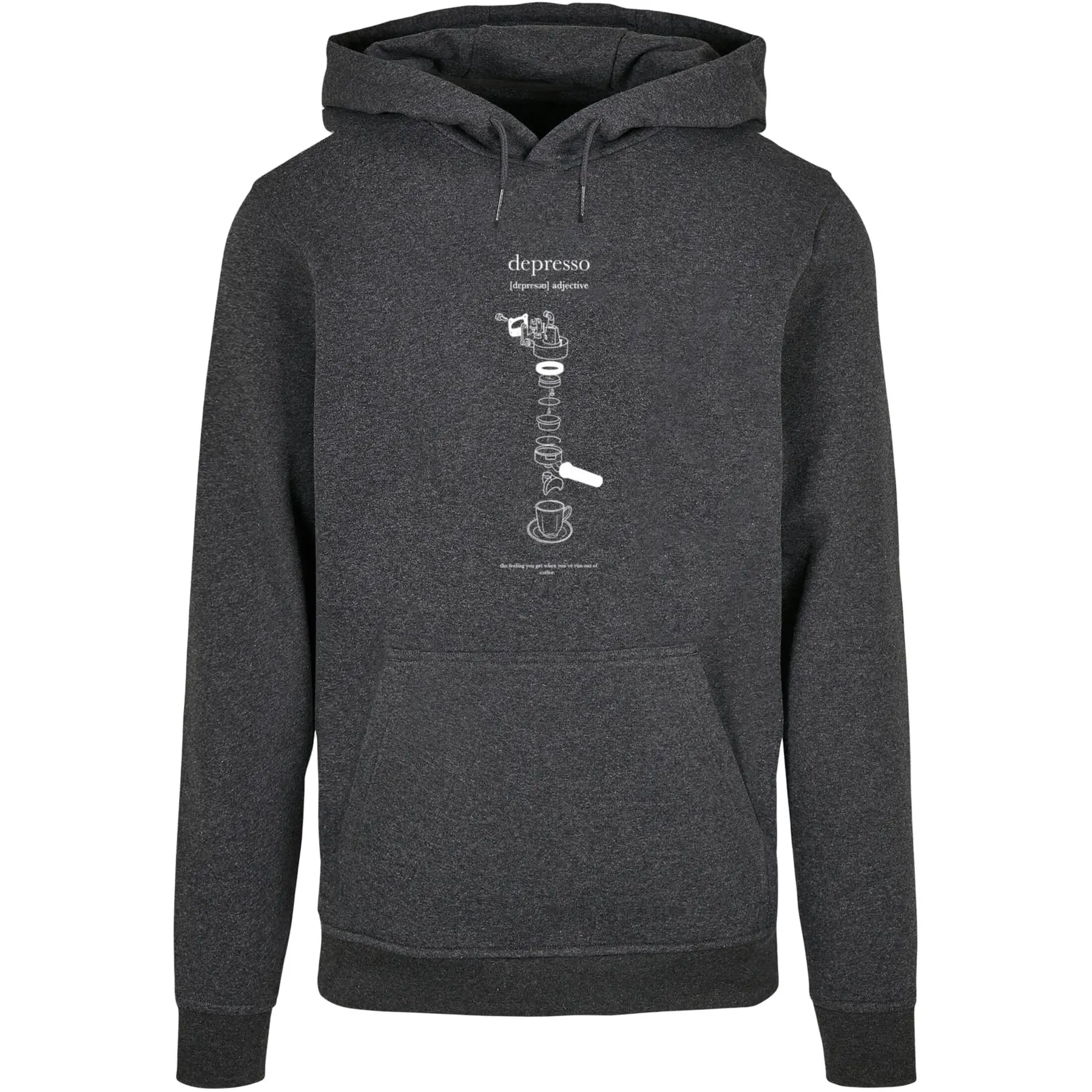 Kapuzensweatshirt Mister Tee Depresso Basic