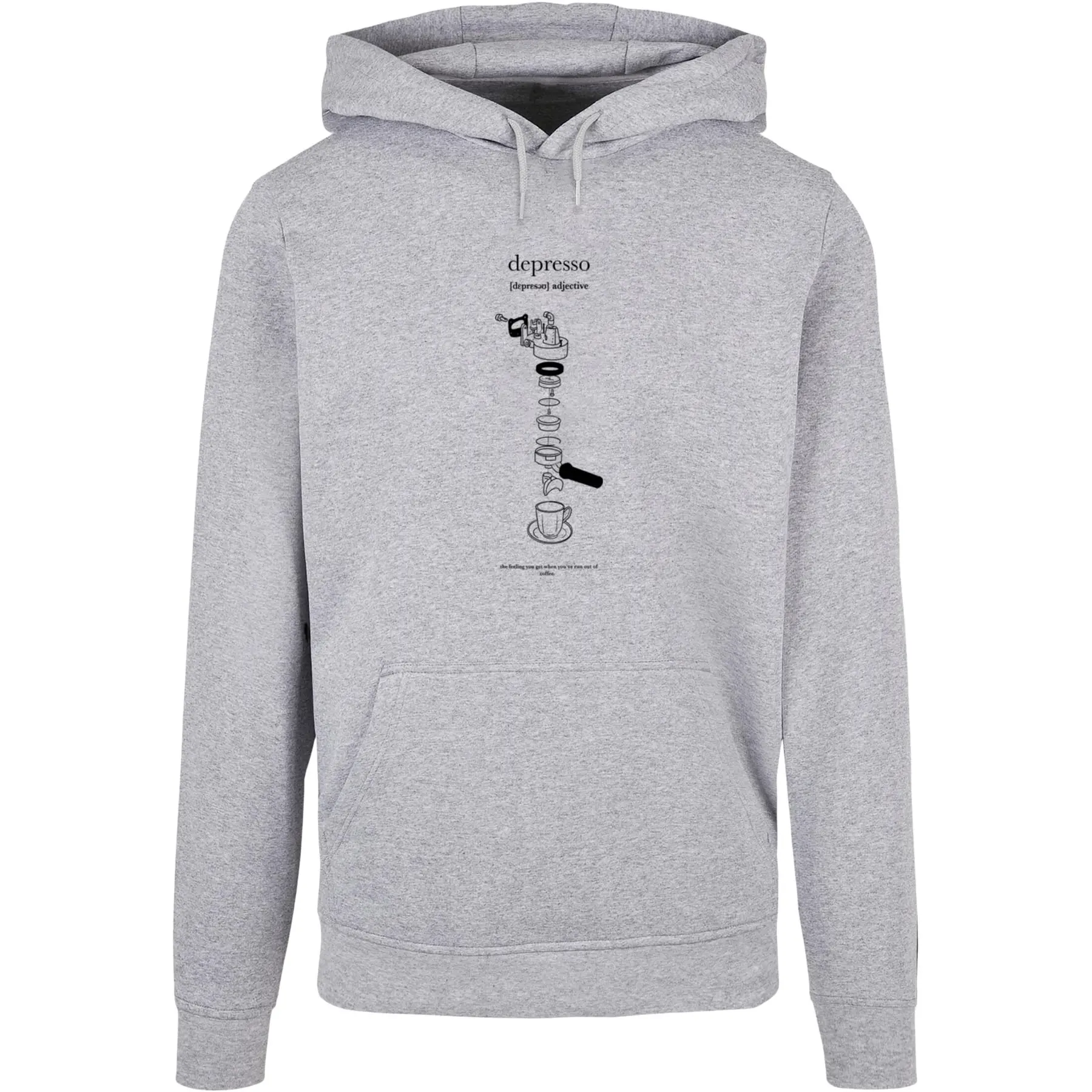 Felpa con cappuccio Mister Tee Depresso Basic