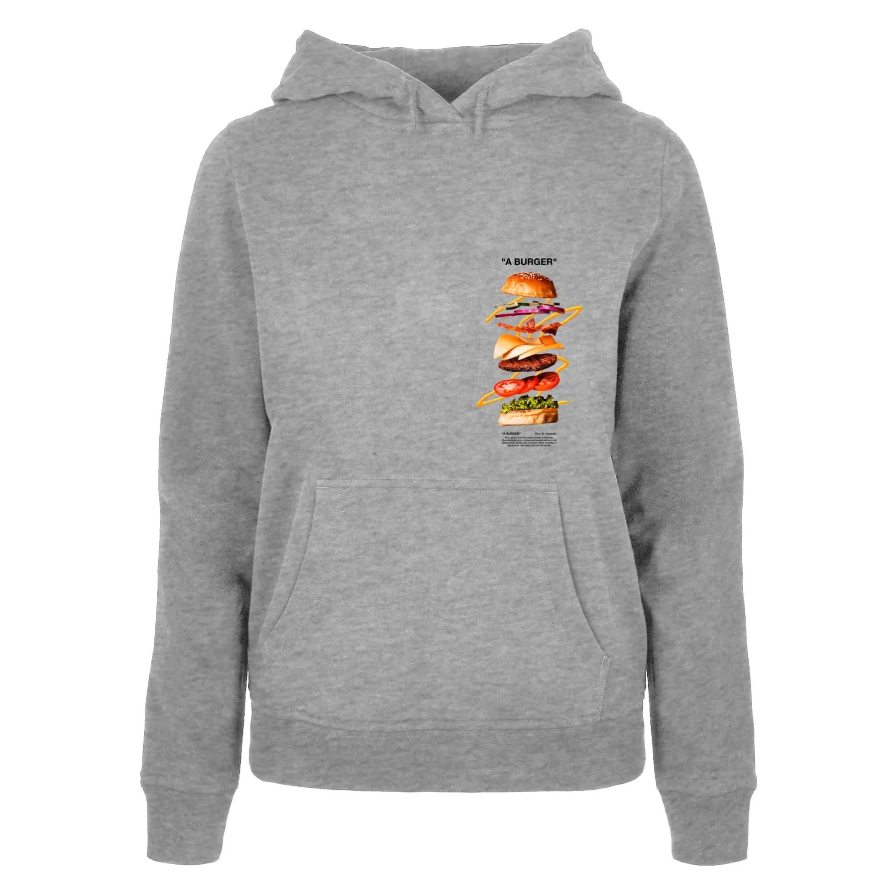 Dames Hoodie Mister Tee A Burger Basic