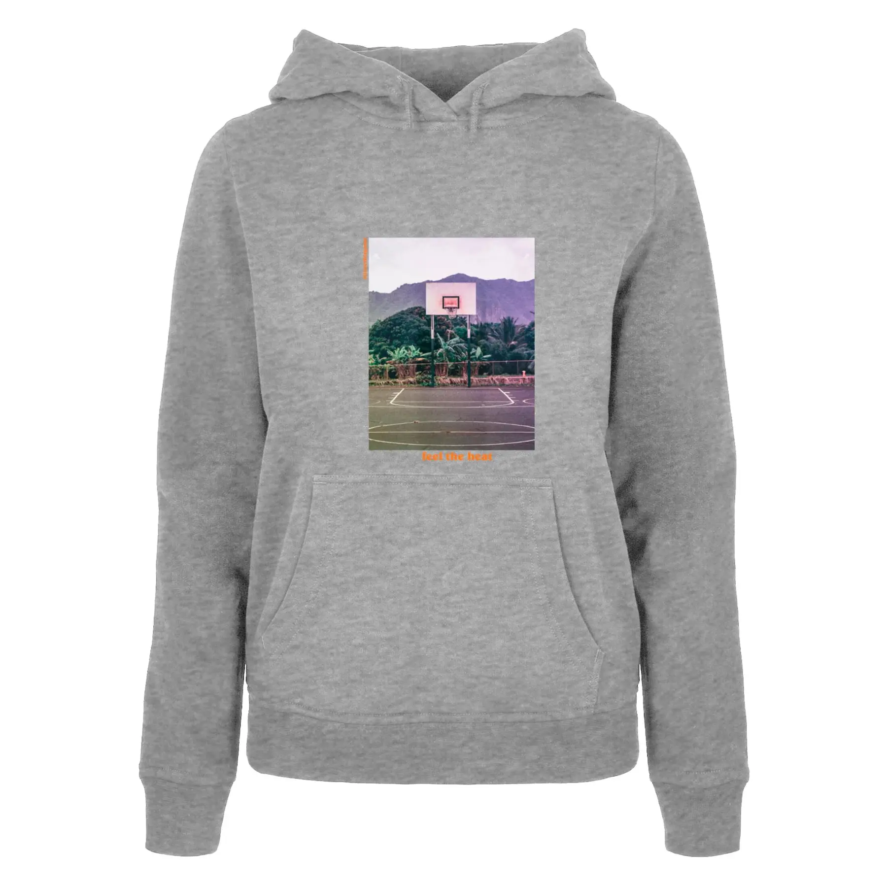 Dames Hoodie Mister Tee Feel The Heat Basic