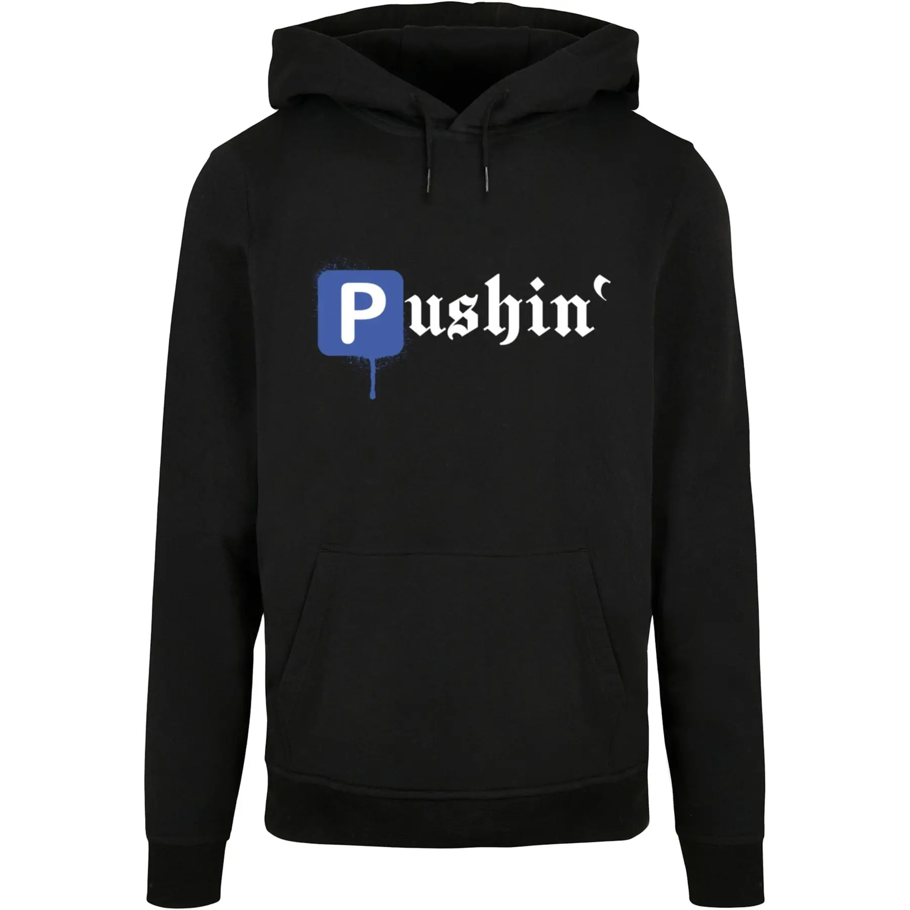 Felpa basic con cappuccio Mister Tee Pushin P