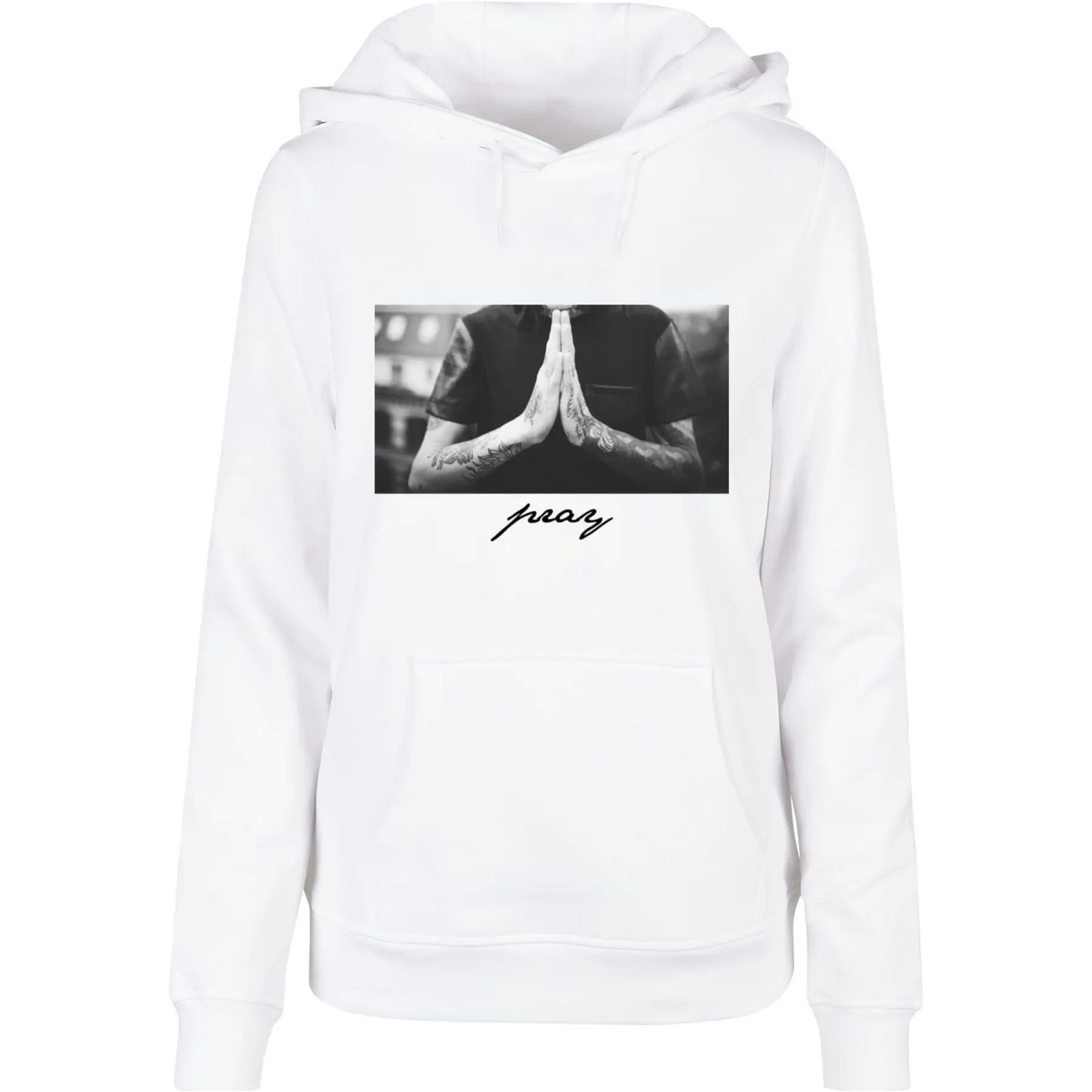 Felpa con cappuccio da donna Mister Tee Pray New Basic