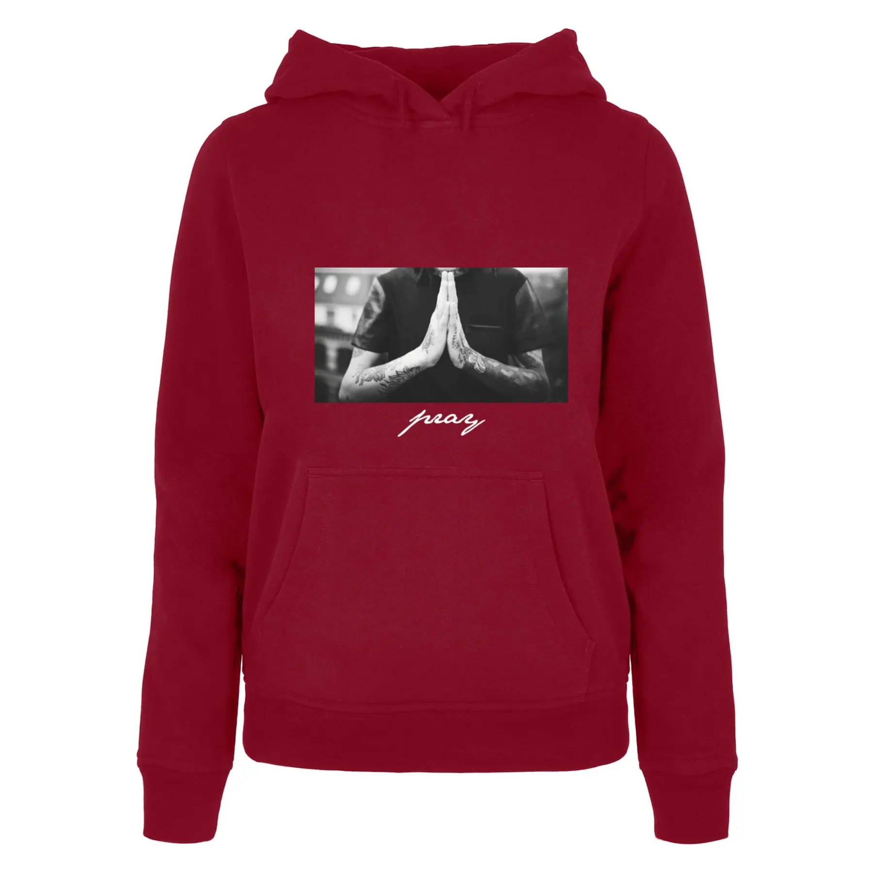Hoodie Damen Mister Tee Pray New Basic