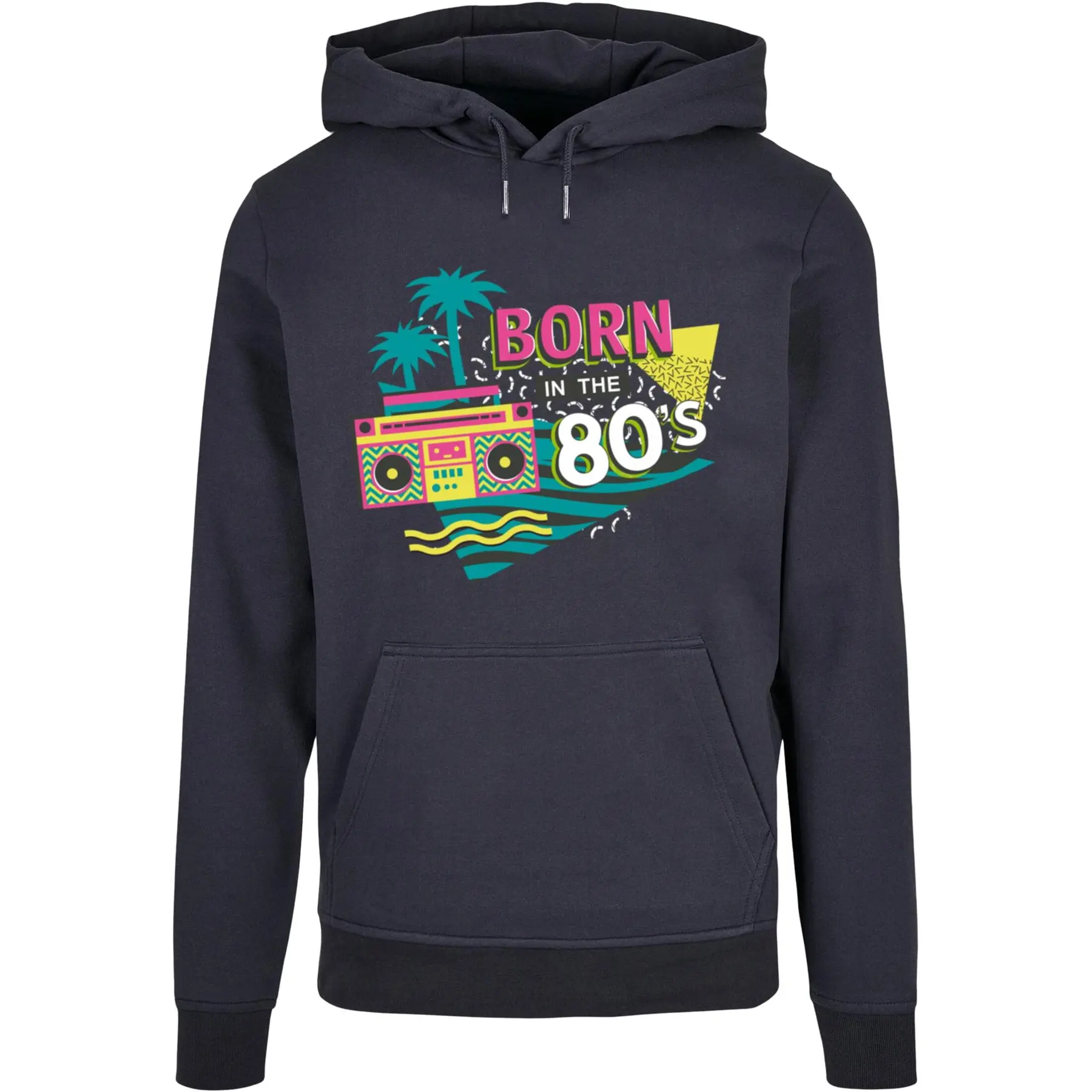 Kapuzensweatshirt Mister Tee Born In The 80´s Basic