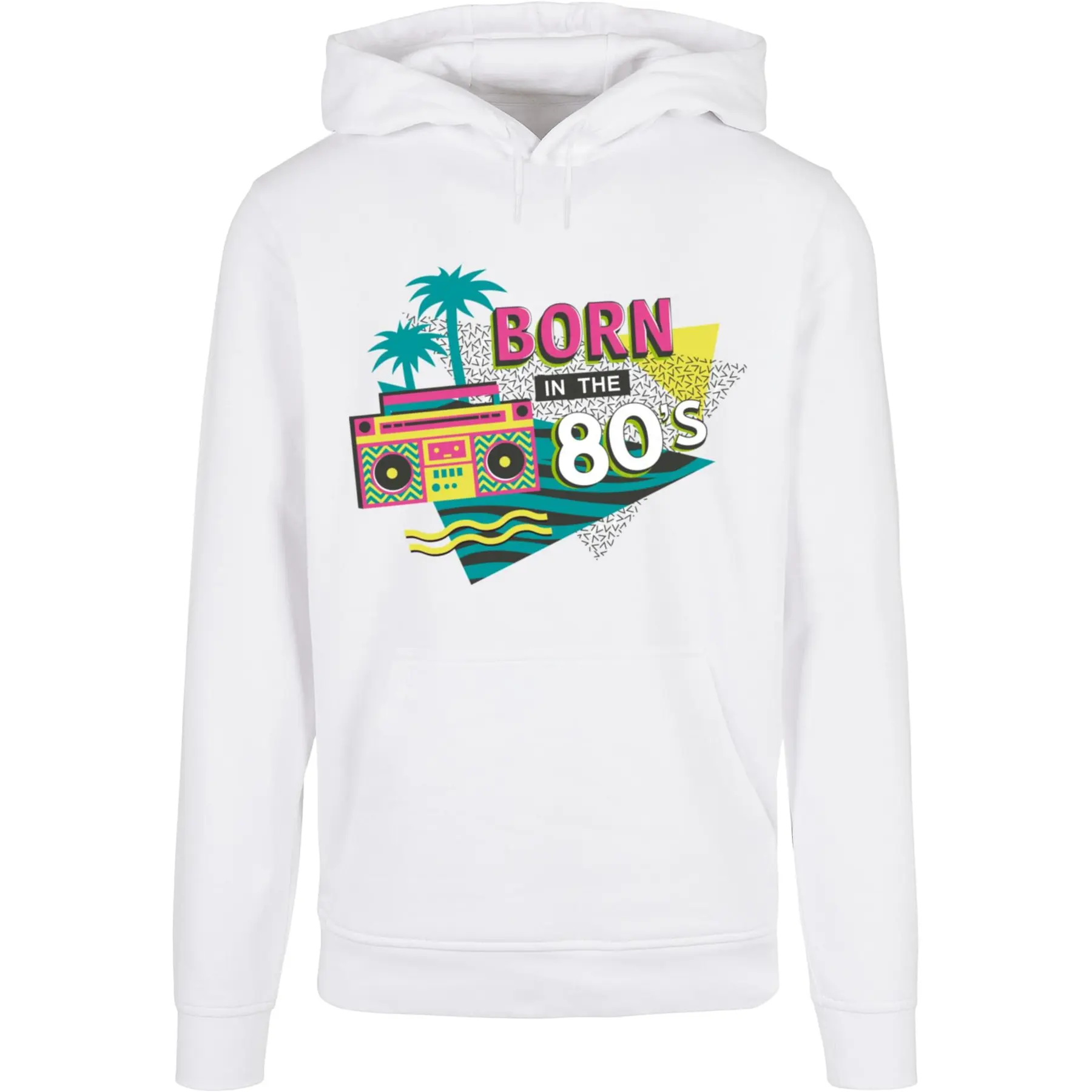 Kapuzensweatshirt Mister Tee Born In The 80´s Basic