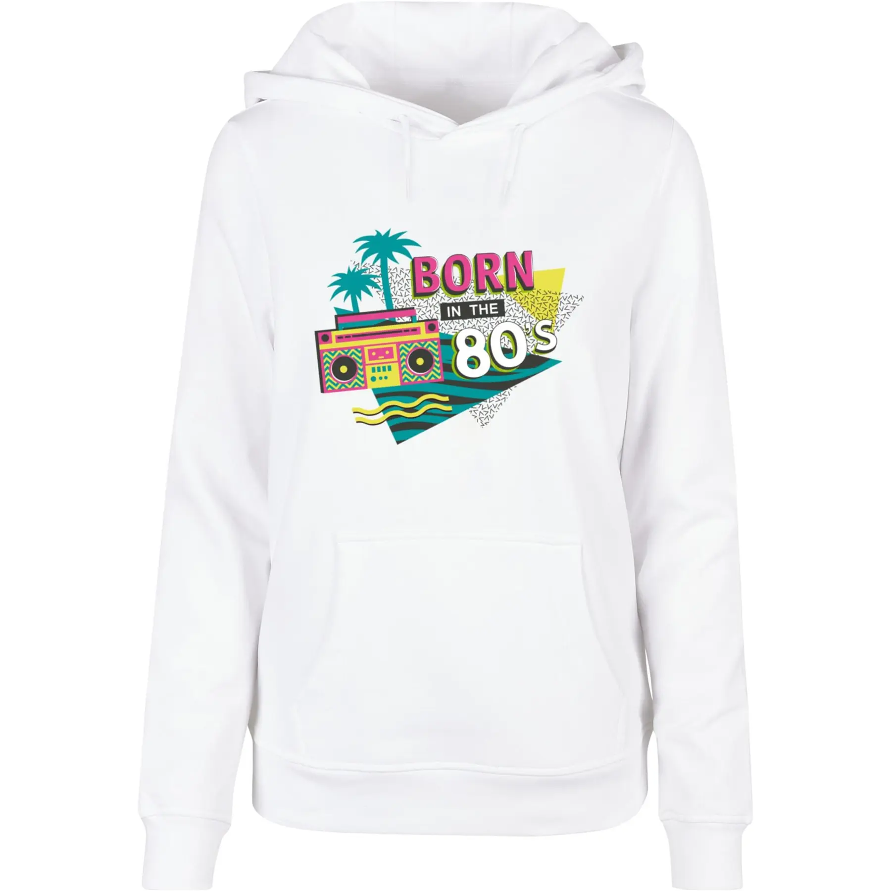 Hoodie Damen Mister Tee Born In The 80´s Basic