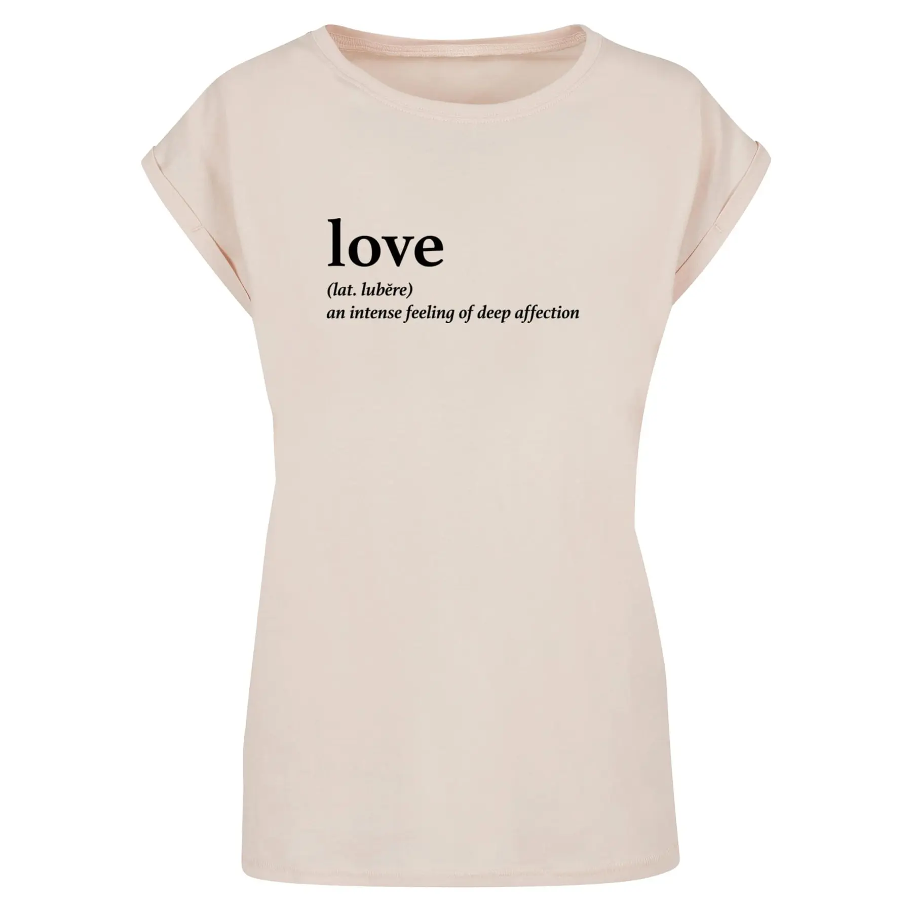 Damen T-Shirt Mister Tee Love Definition Extended