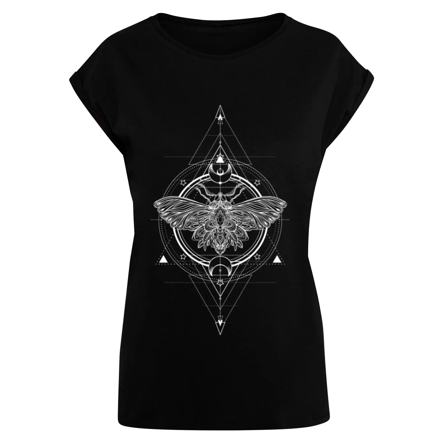 Damen T-Shirt Mister Tee Moth