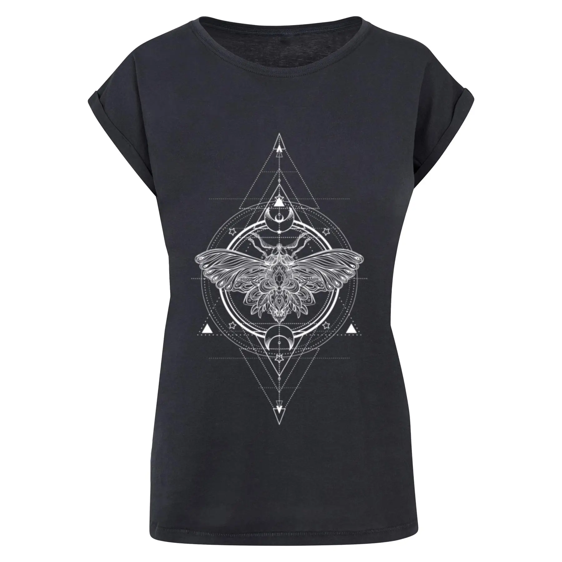 Damen T-Shirt Mister Tee Moth Extended