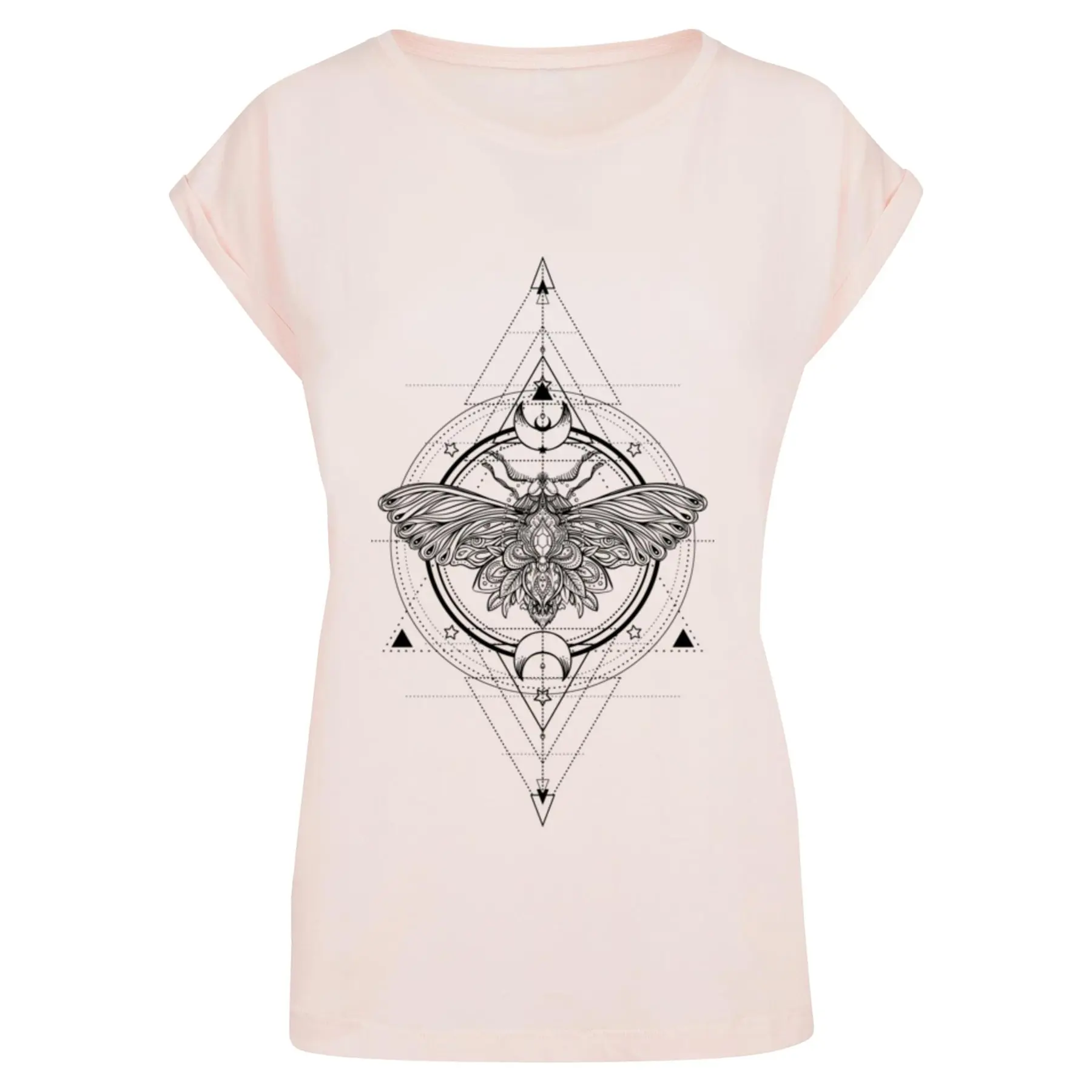 Damen T-Shirt Mister Tee Moth Extended