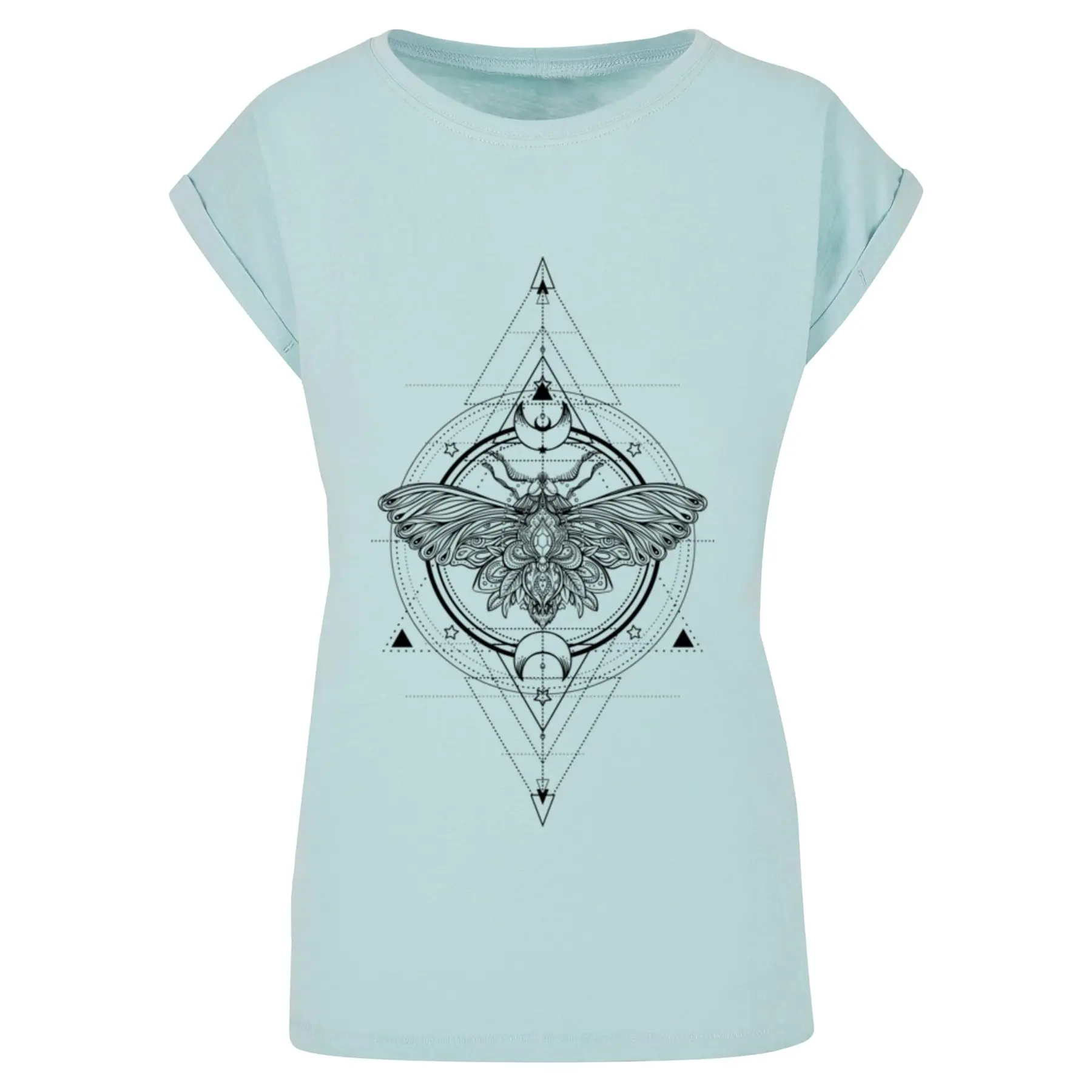 Damen T-Shirt Mister Tee Moth Extended