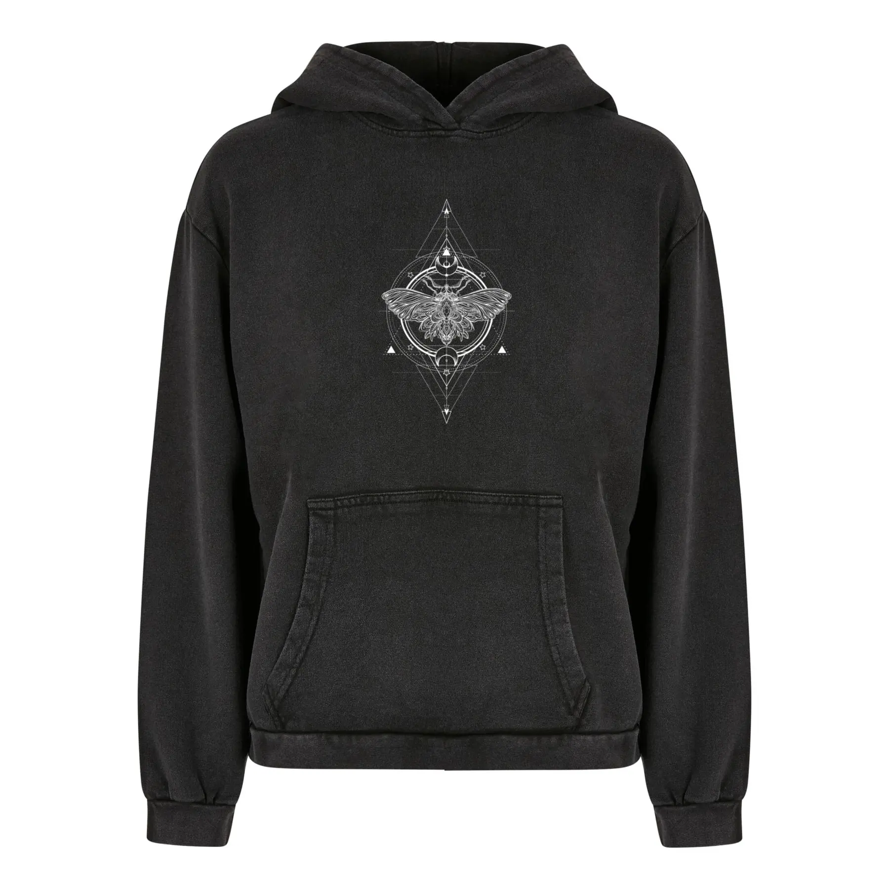 Felpa con cappuccio da donna Mister Tee Moth Acid