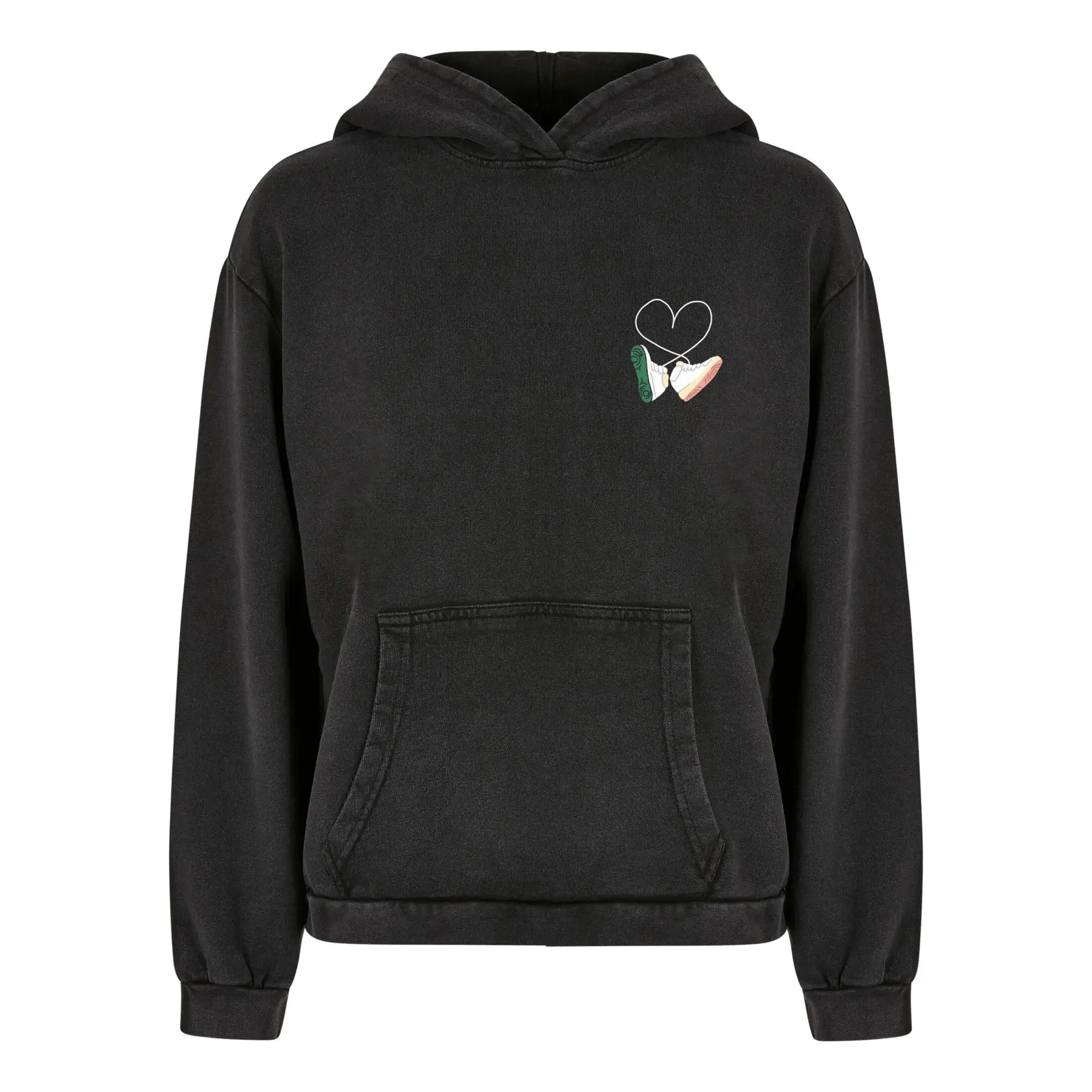 Felpa con cappuccio da donna Mister Tee Kicks Love Acid