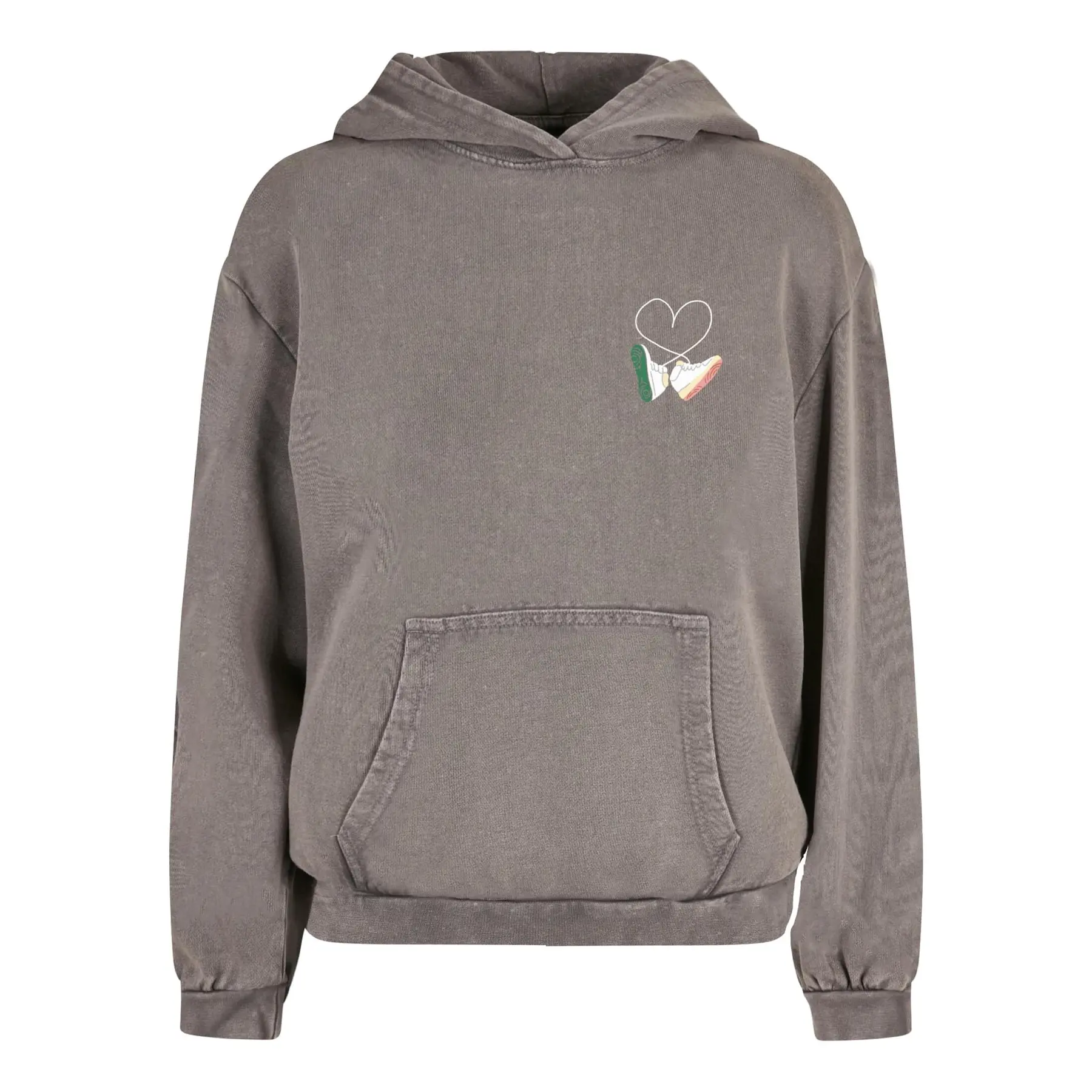 Hoodie Damen Mister Tee Kicks Love Acid