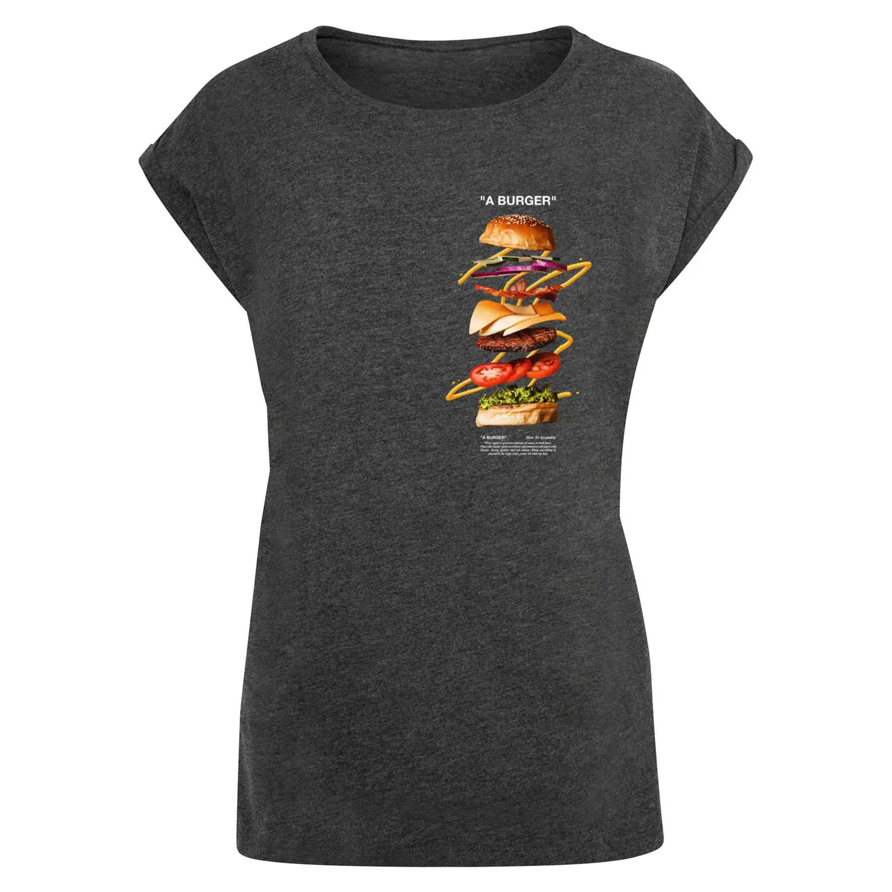 Damen T-Shirt Mister Tee A Burger