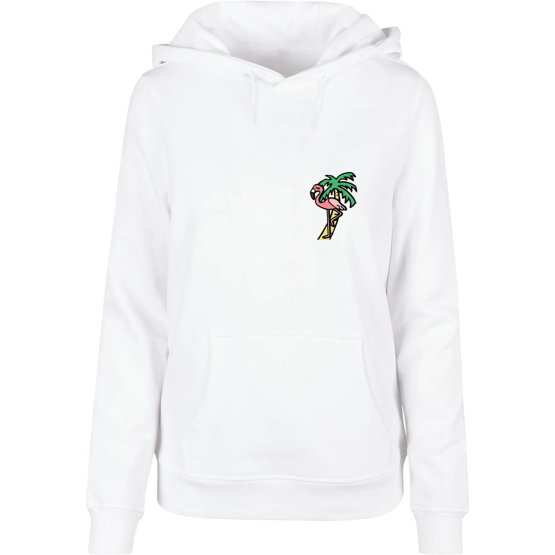 Dames Hoodie Mister Tee Flamingo Basic