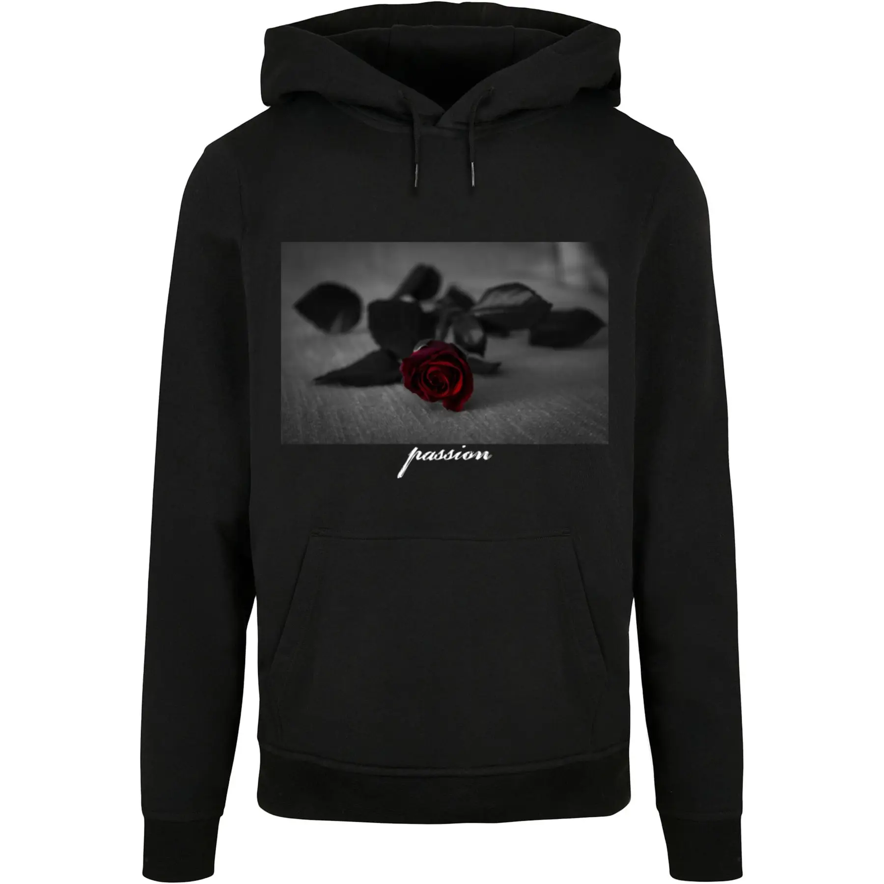 Felpa basic con cappuccio Mister Tee Passion Rose