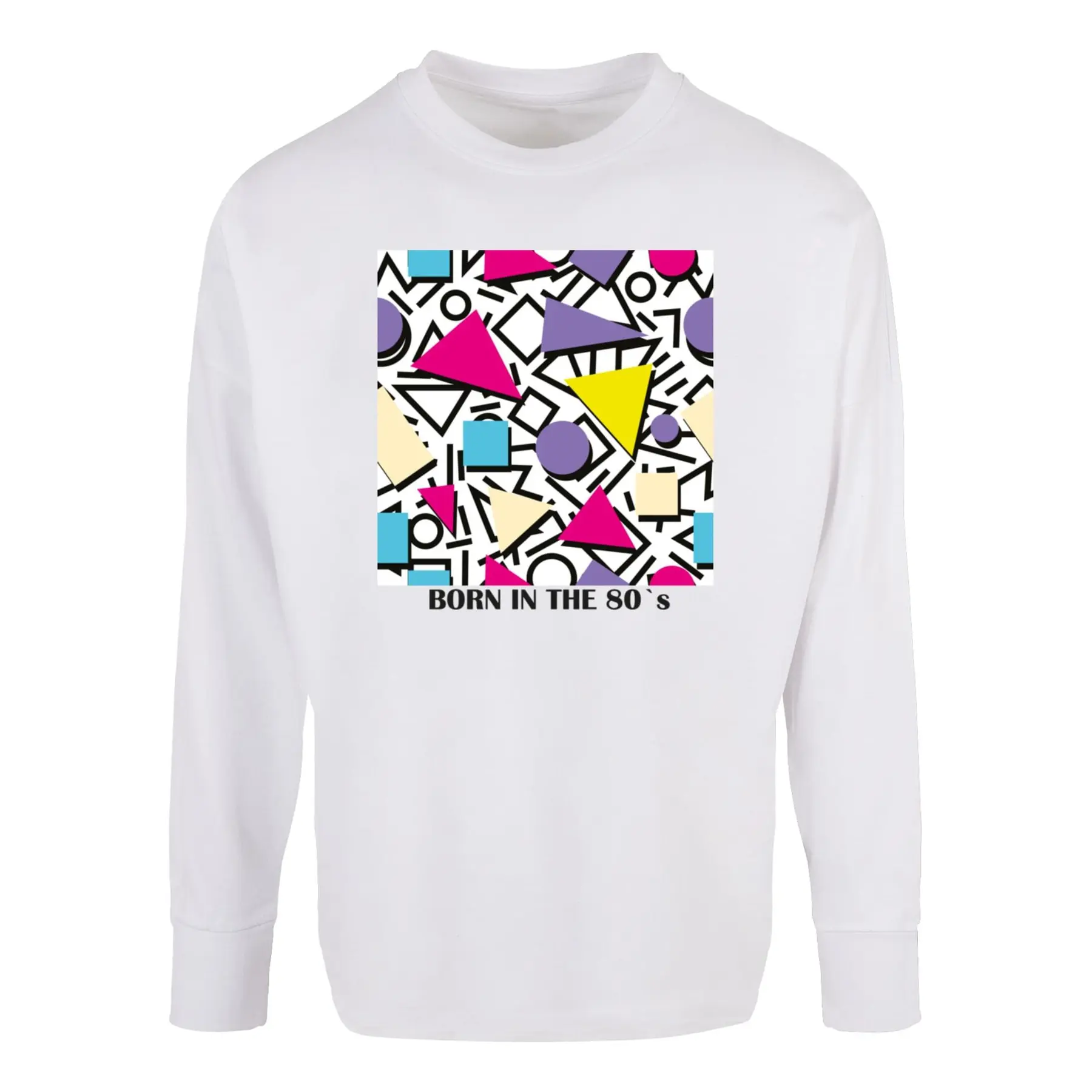 Langarm-T-Shirt Mister Tee Geometric Retro