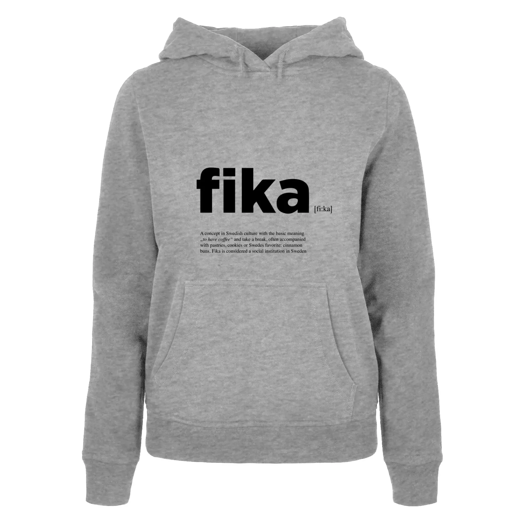 Hoodie Damen Mister Tee Fika Definition