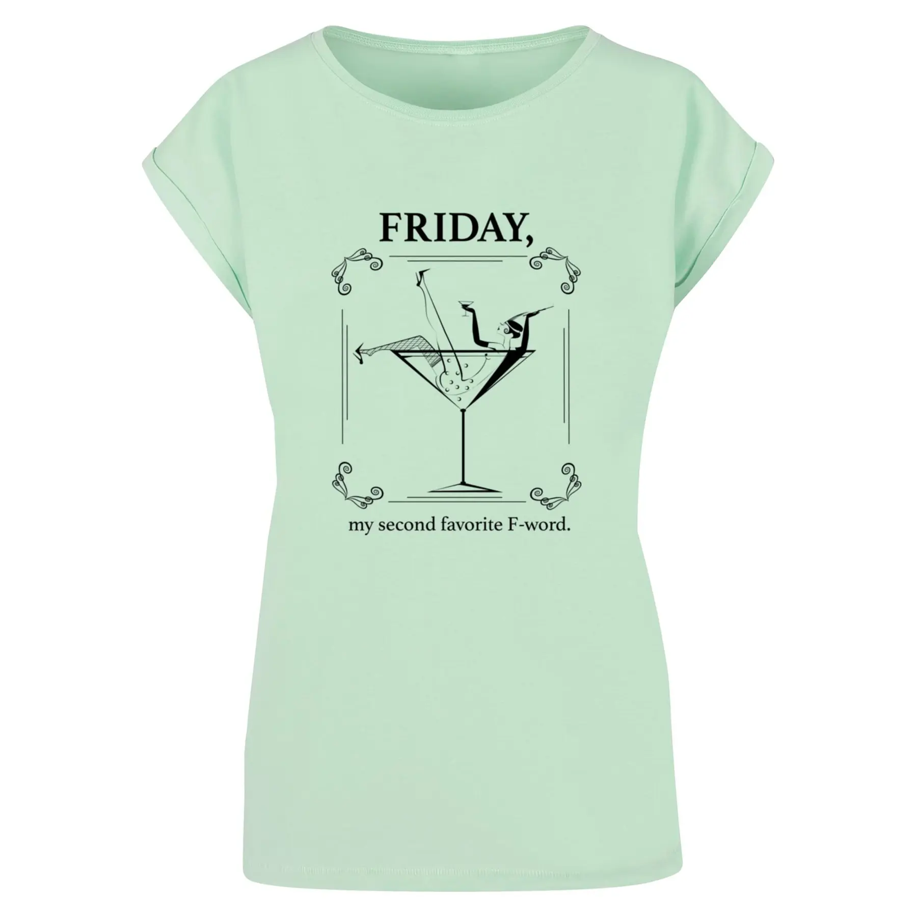 Damen T-Shirt Mister Tee F-Word