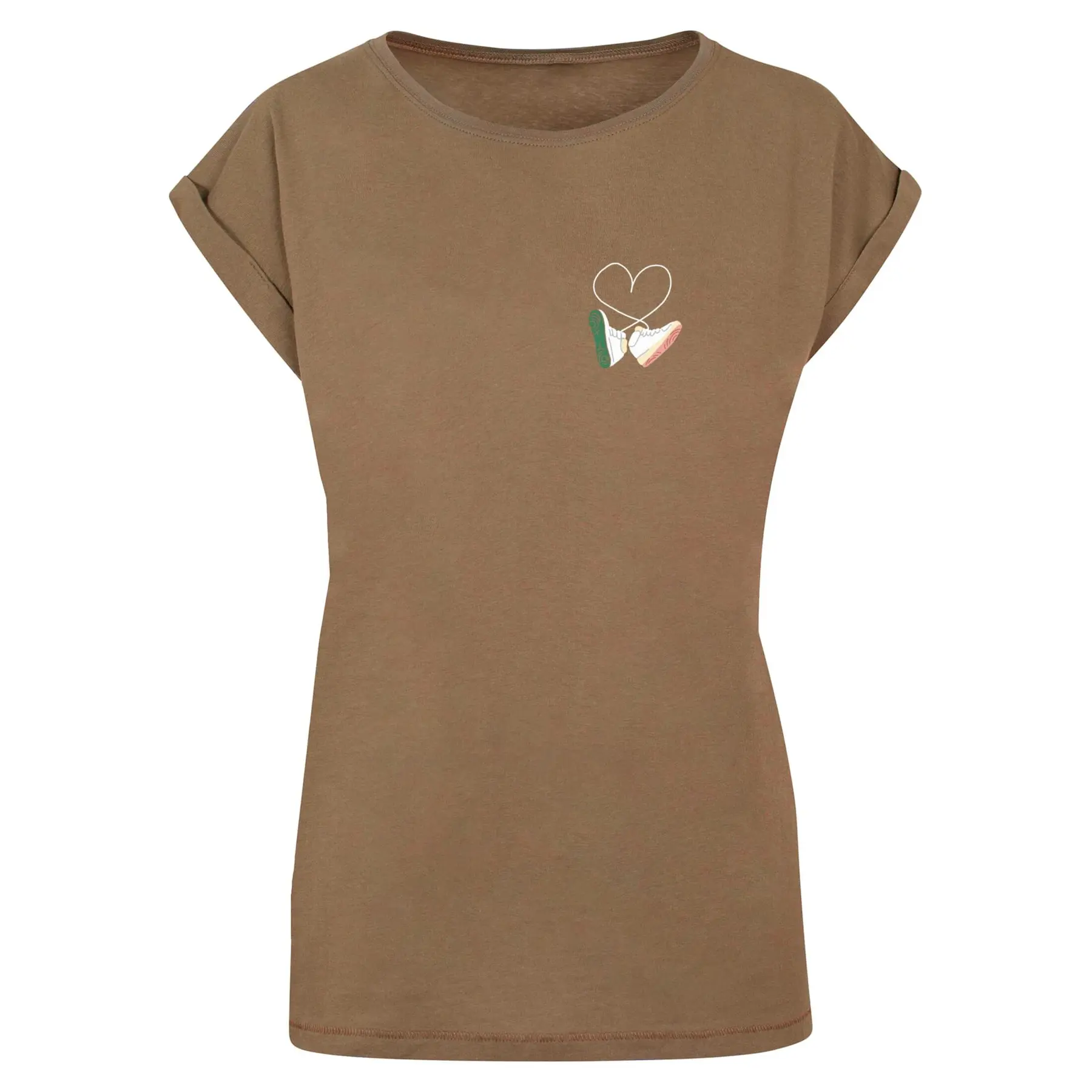 Damen T-Shirt Mister Tee Kicks Love