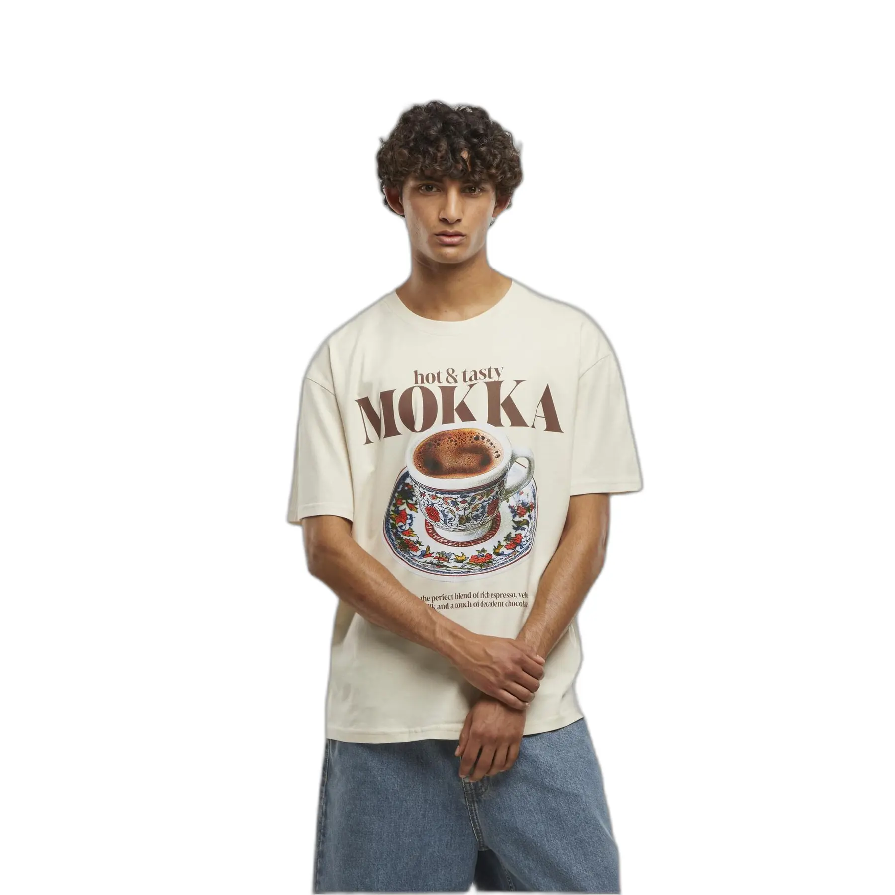 Oversized T-Shirt Mister Tee Tasty Mokka