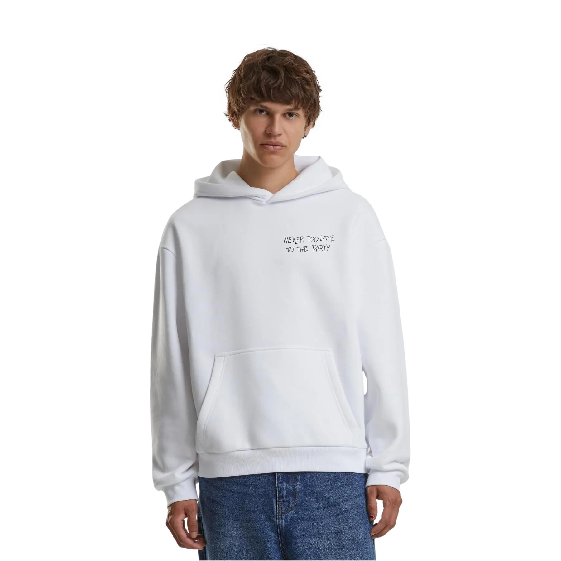 Kapuzensweatshirt Mister Tee Never Too Late To The Party