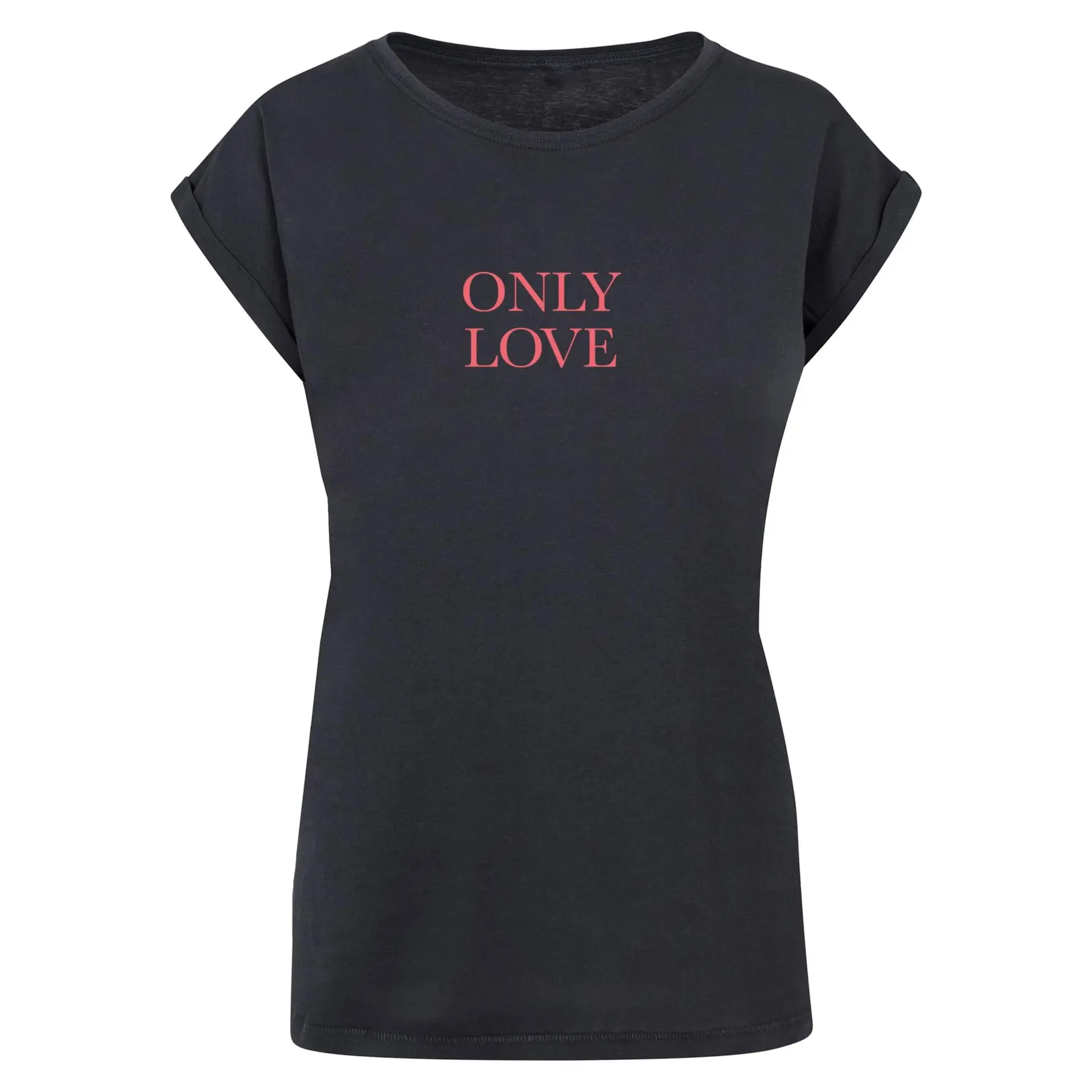 Damen T-Shirt Mister Tee Ladies Only Love X