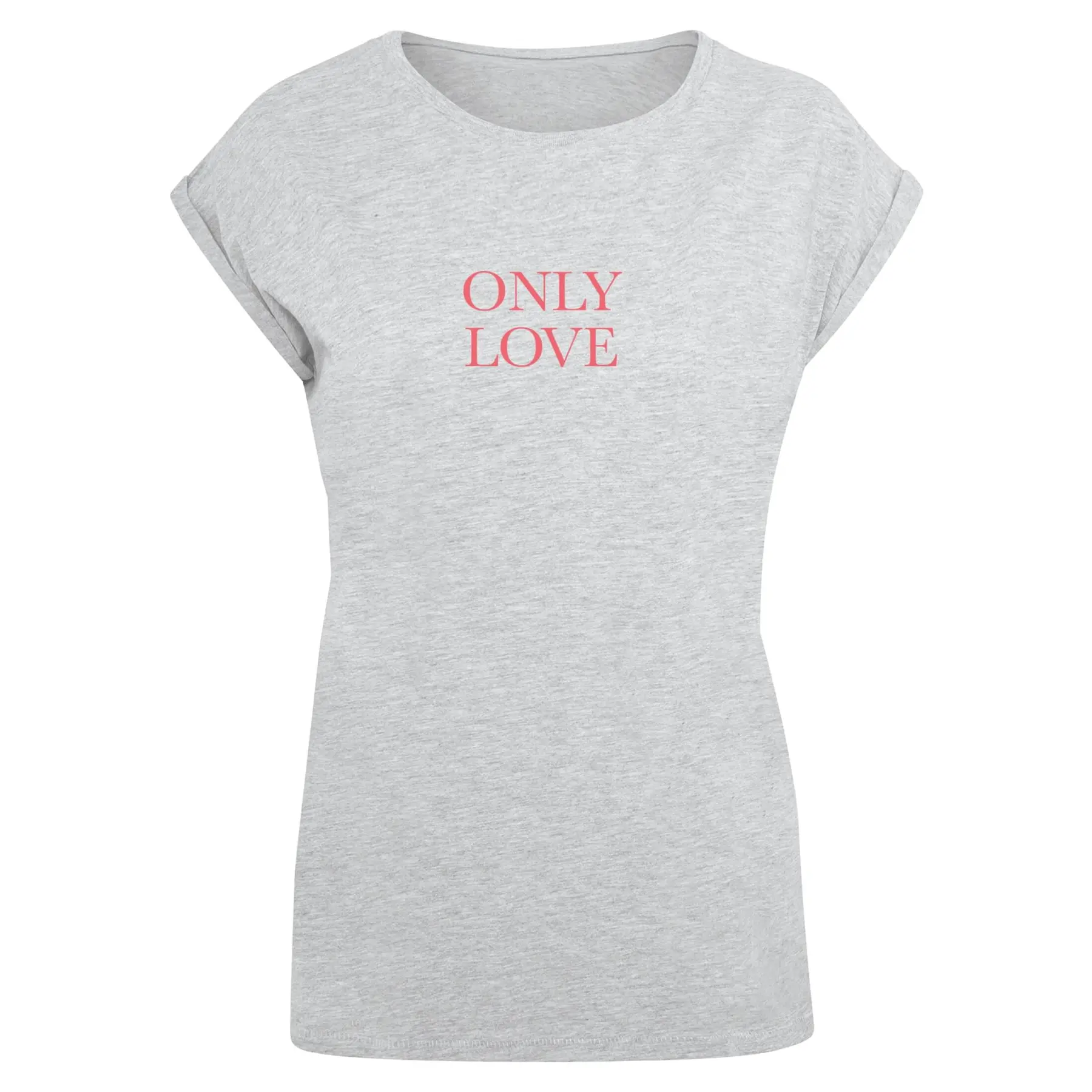 Damen T-Shirt Mister Tee Ladies Only Love X