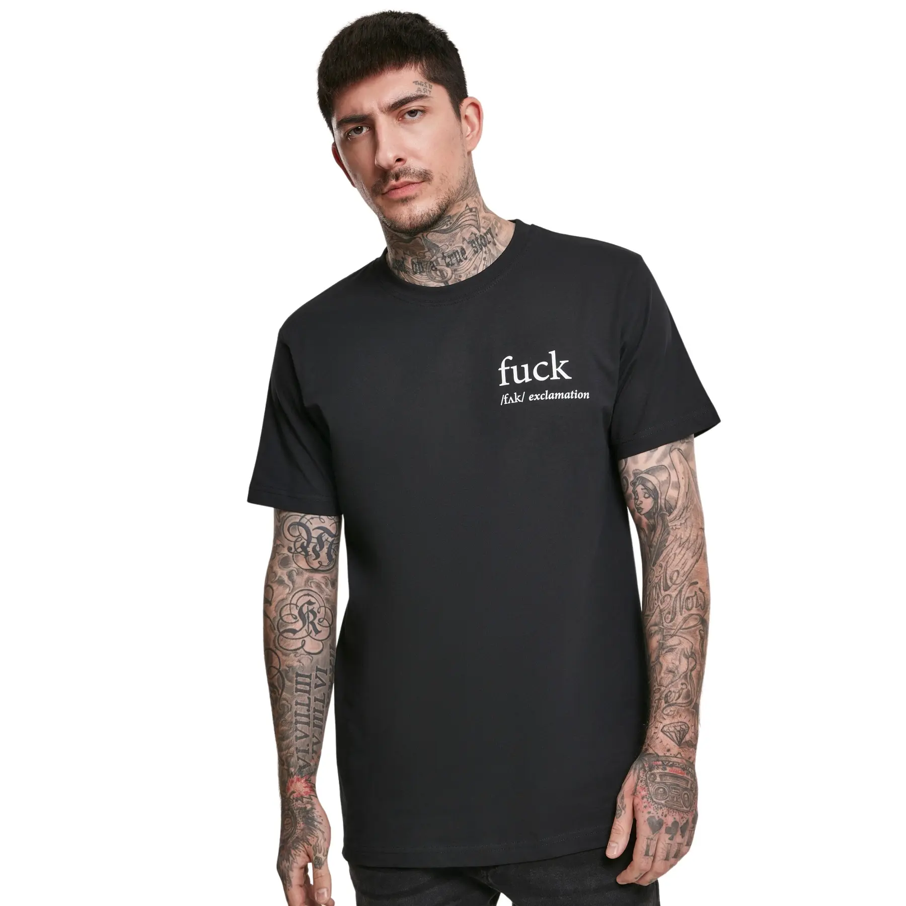 T-Shirt in großen Größen Mister Tee FCK
