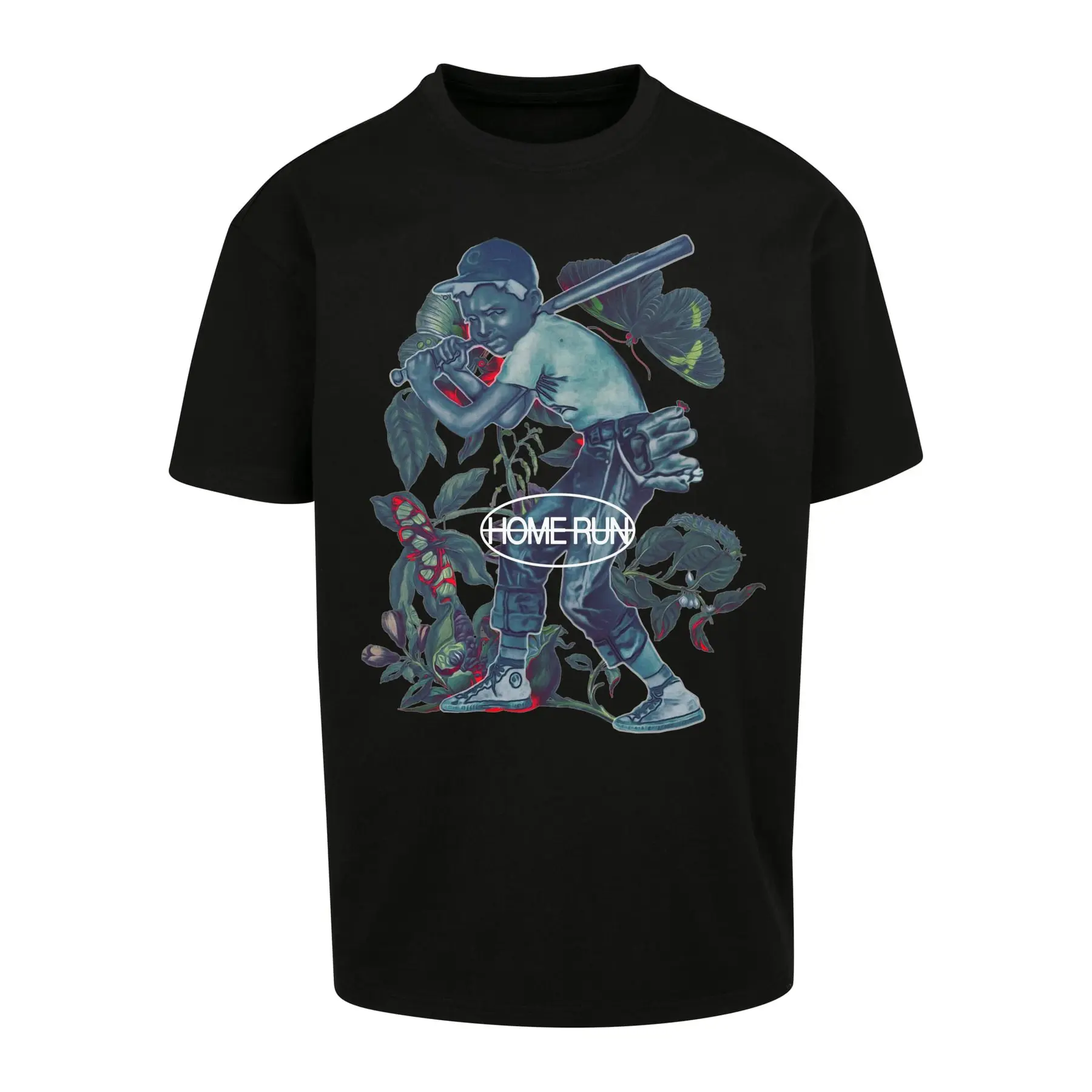 Übergroßes T-Shirt Mister Tee Home Run