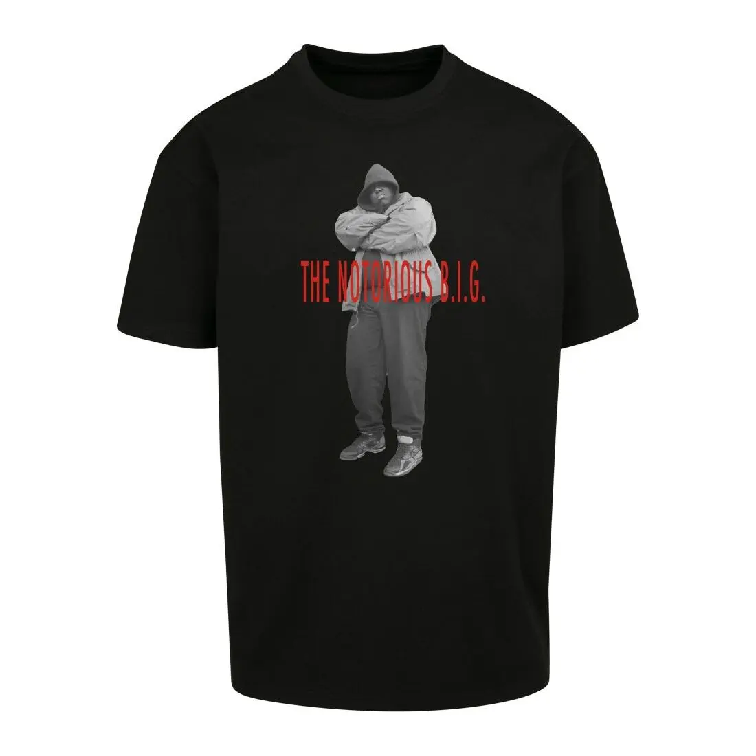 Übergroßes T-Shirt Mister Tee Biggie Smalls Concrete
